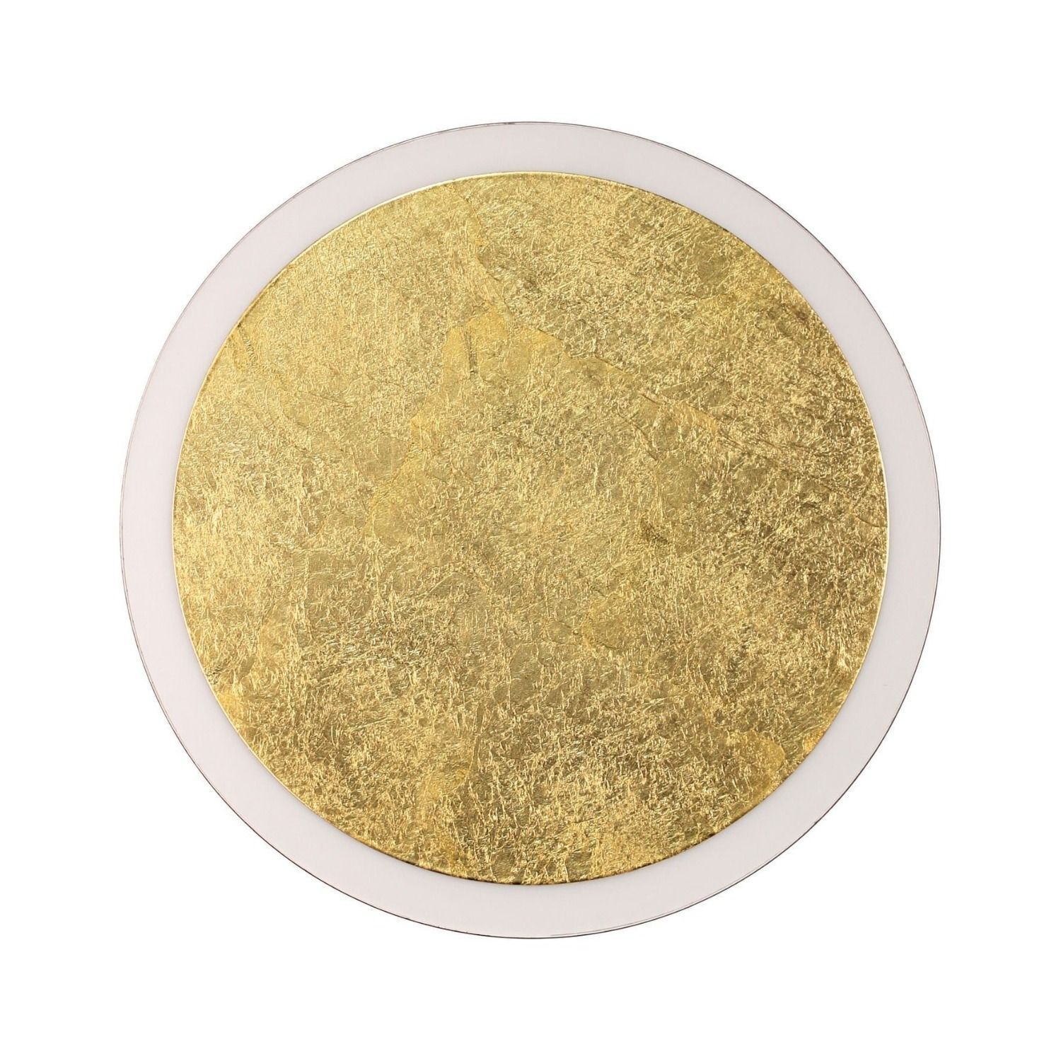goldenen Kreis, Goldfolie, runde Platte, Metallisch, Goldblatt