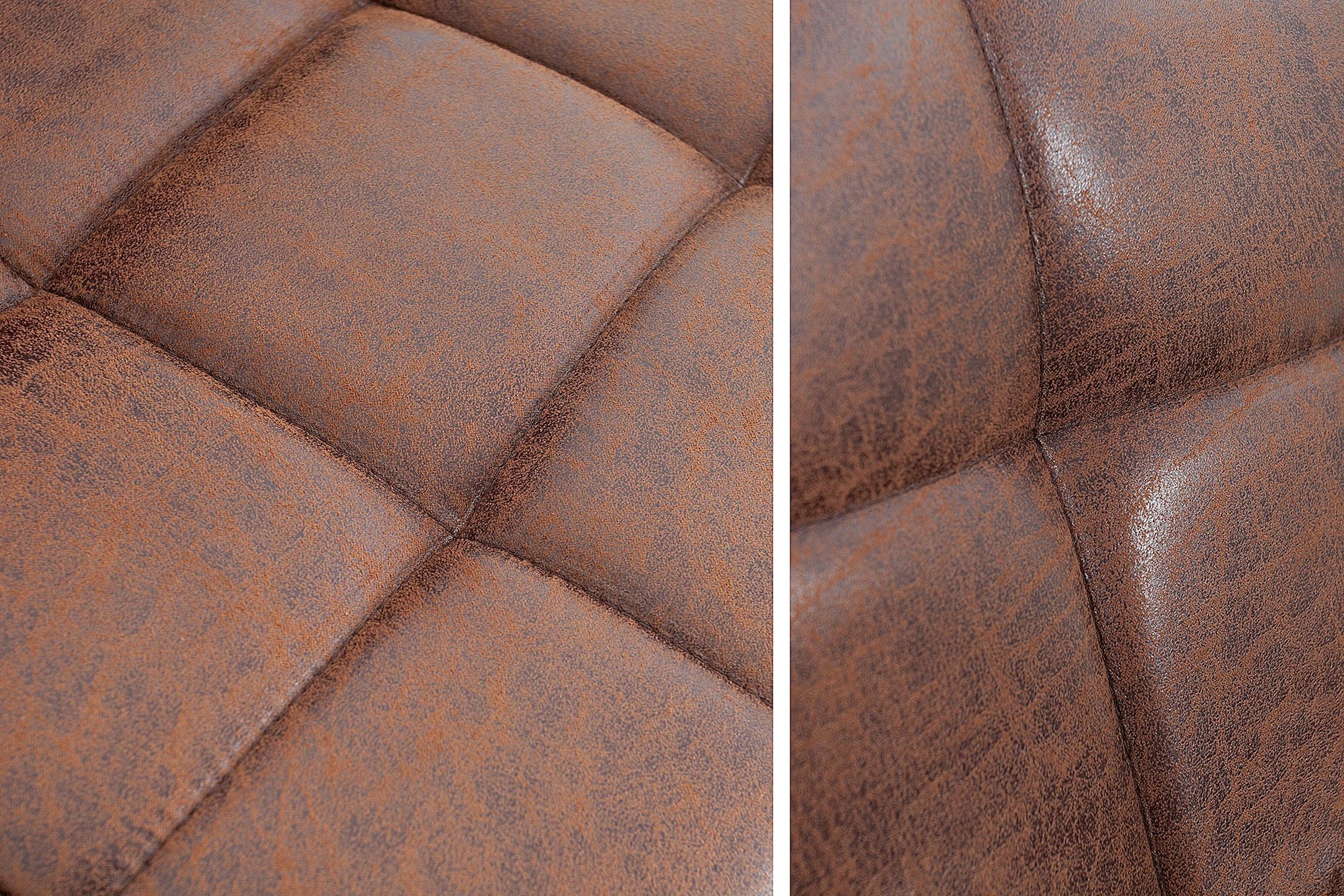 Tresenstuhl höhenverstellbar Stoff Metall Braun Schwarz Textur, Dekoration für Ihr Zuhause, Kissen