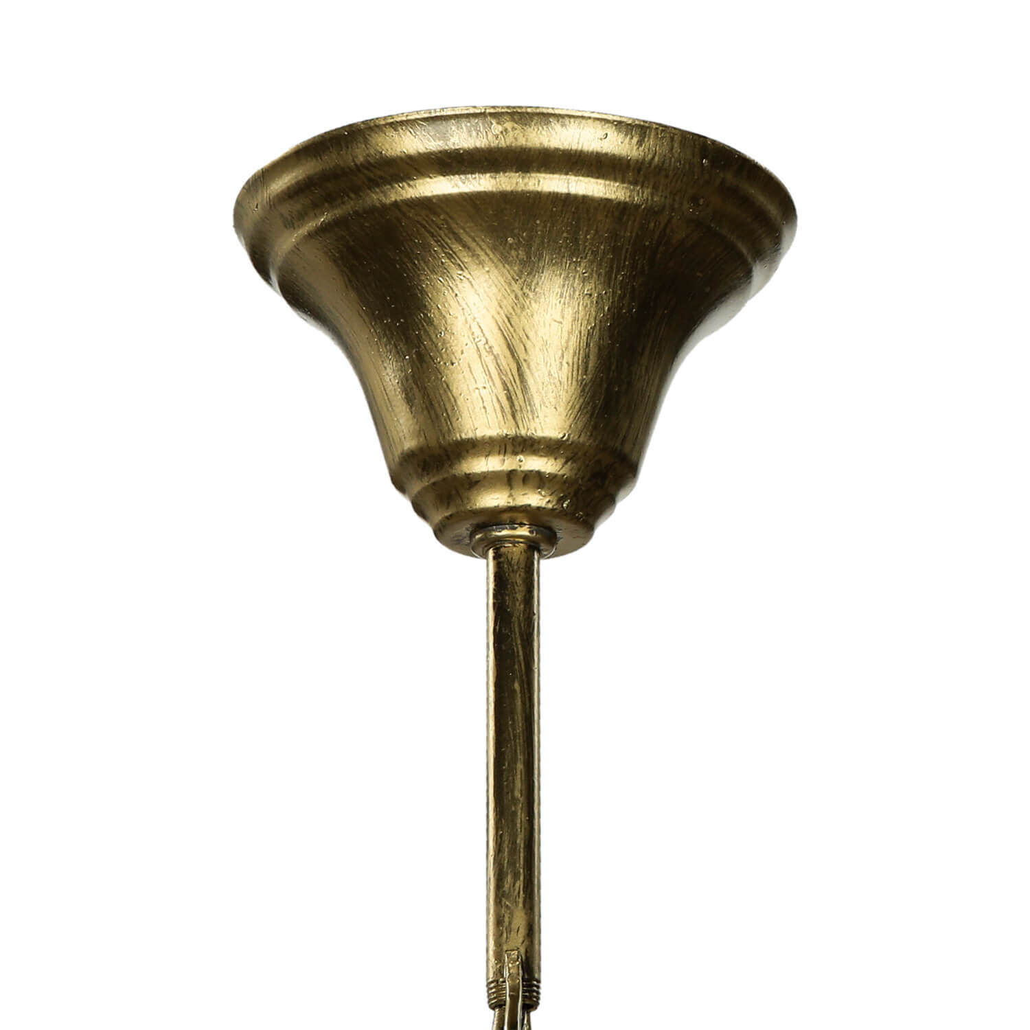 Kronleuchter Gold Metall Rustikal 6-flammig E14 Bronze