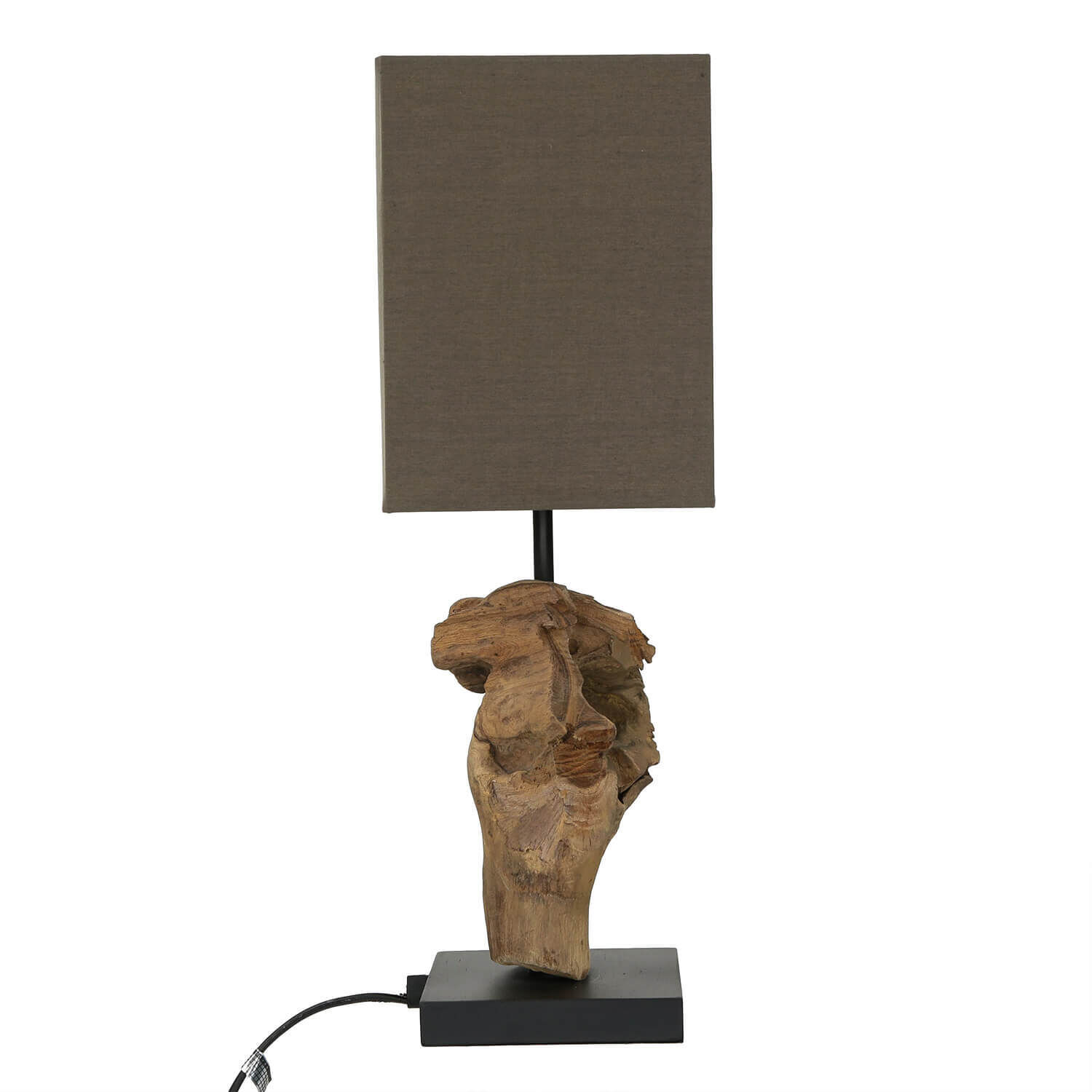 Tischleuchte Modern kunstvoll 45cm Tischlampe Natur Lampe, Tischlampe