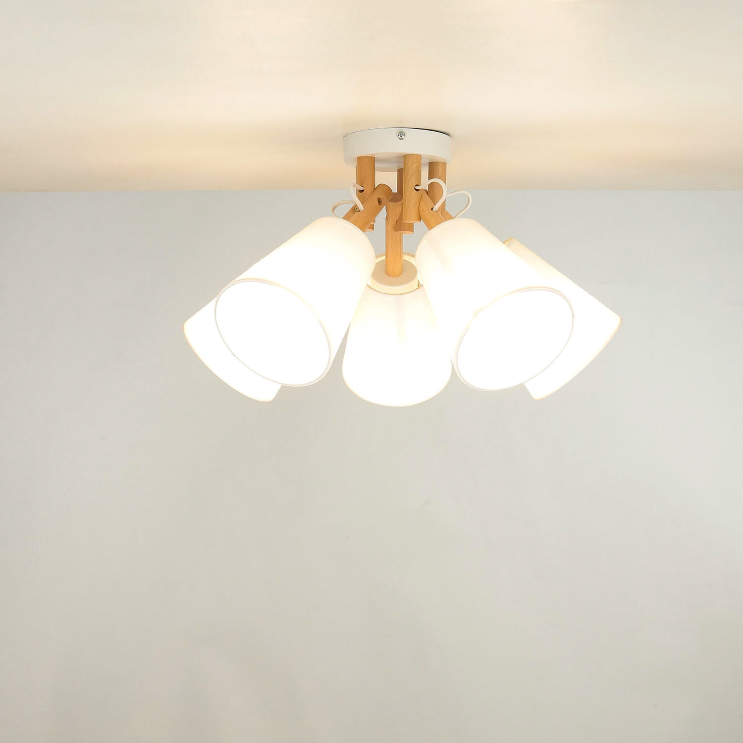 Deckenlampe VAIO Weiß 5-flmg Deckenleuchte, Leuchte