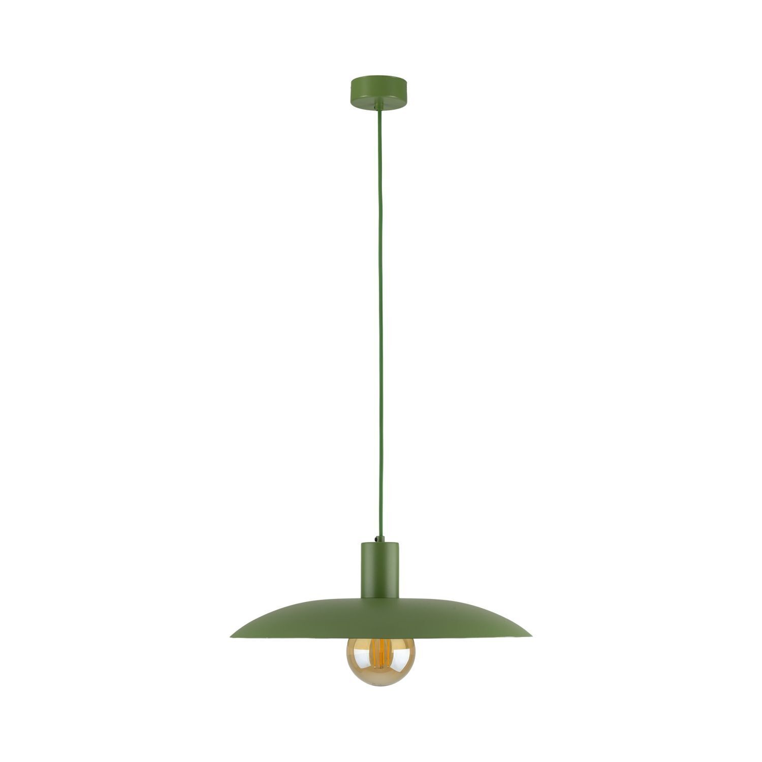 Runde Hängelampe Metall Ø41 cm E27 Loft in Grün