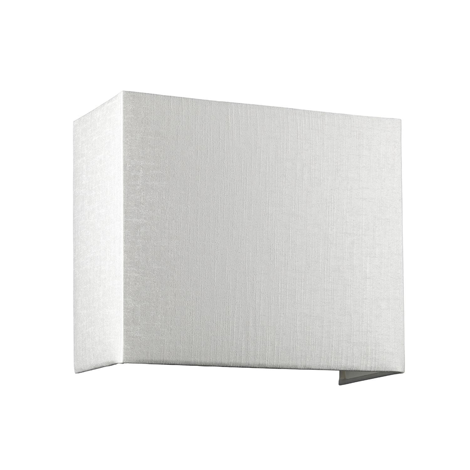 Wandleuchte Stoff Schirm Up Down Creme Chrom NADATILA