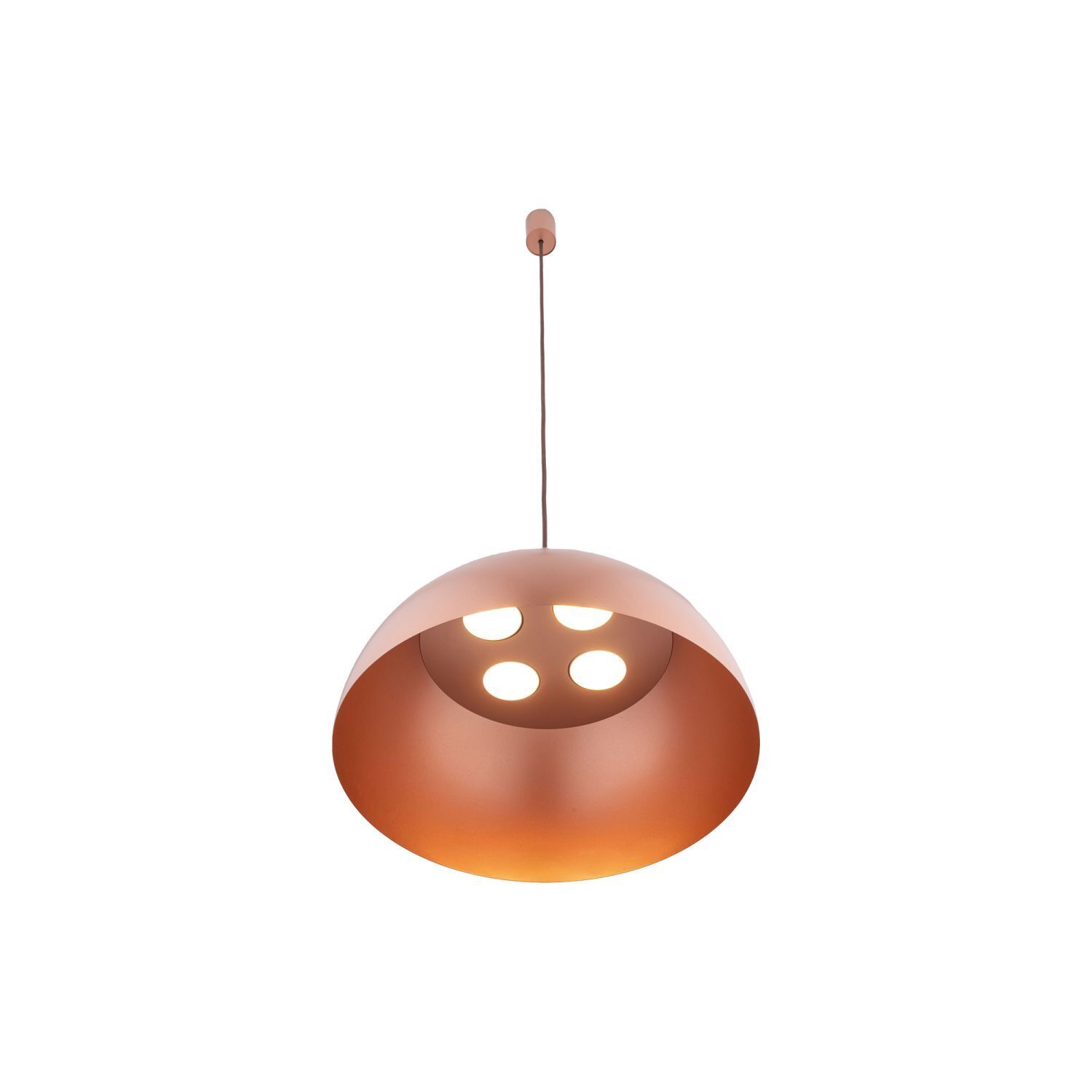 Hängeleuchte Kupfer matt Ø 50 cm 4x GX53 Metall