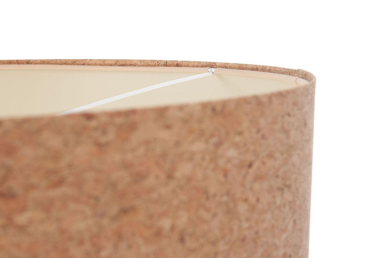 Pendelleuchte Natur Weiß E27 Ø 30 cm Kork Modern