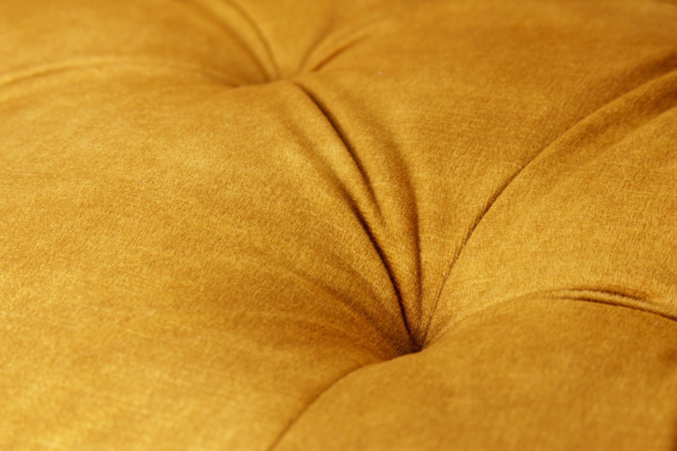 Tresenhocker Samt Metall in Gelb Schwarz Chesterfield Samt, Dekoration für Zuhause