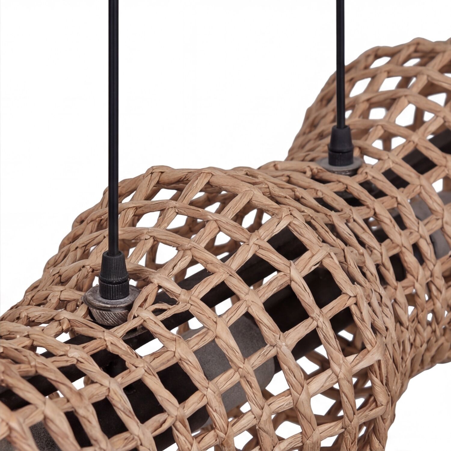 lampshade, gewebt, rattan, pendelleuchte, beleuchtung