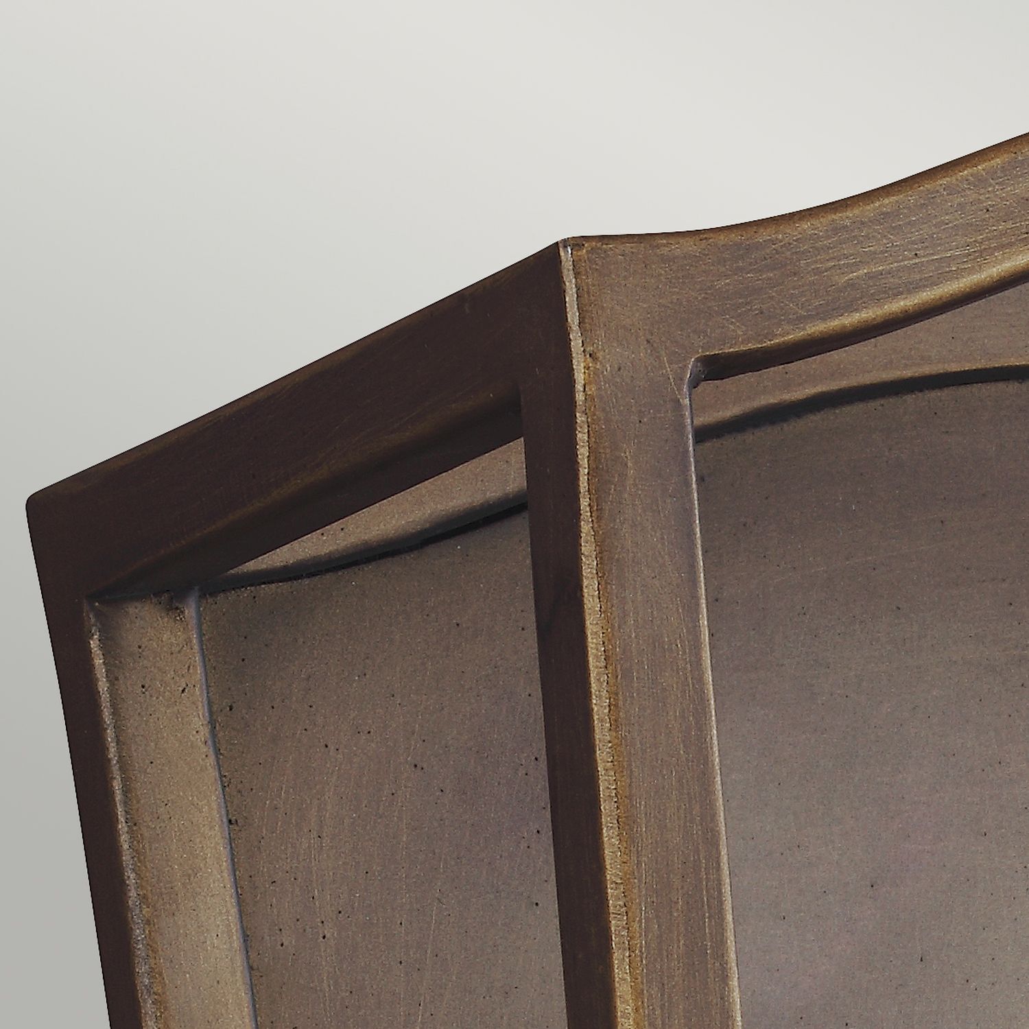 Wandlampe Metall in Messing antik Vintage Rustikal Küchenschrank, Mobiliar, Kabinett, Holz, Sperrholz