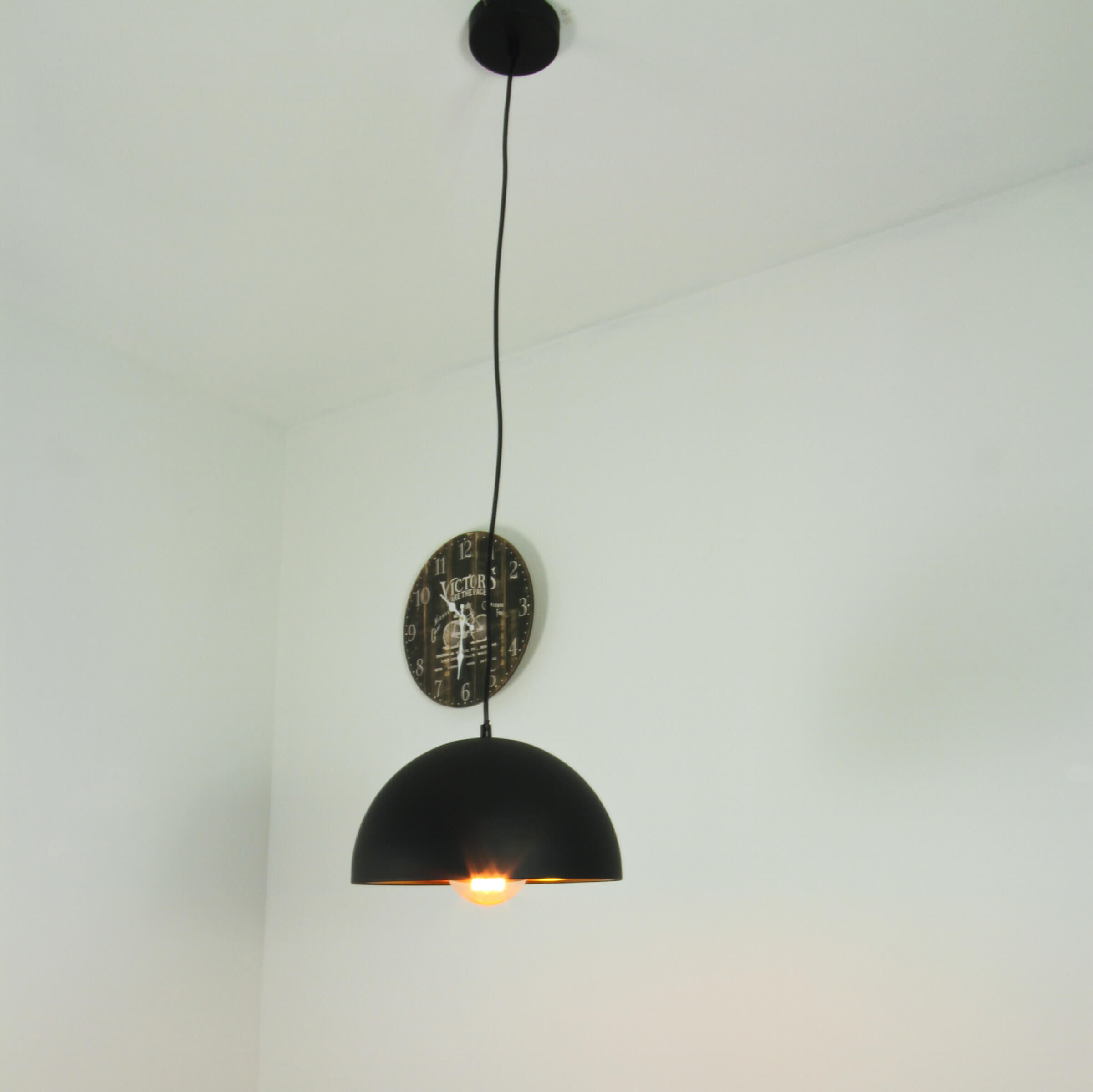 Loft Pendelleuchte schwarz/gold Lampe, Leuchte, Kronleuchter