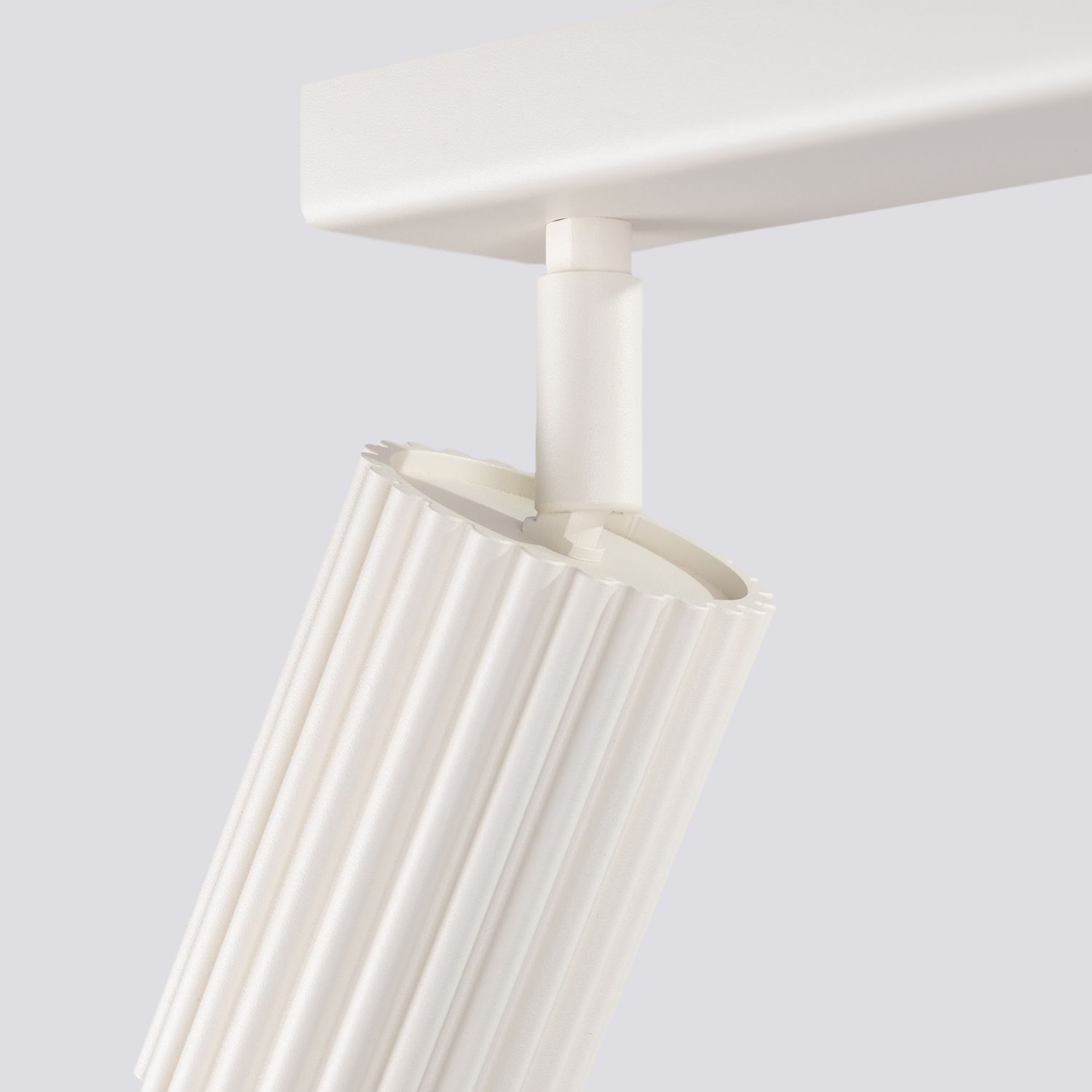 Deckenlampe 2-flammig 30 cm lang klein GU10 in Creme Modern