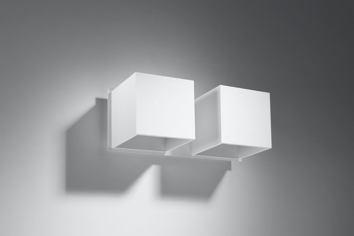 Weiße Wandlampe Up Down B:26cm 2x G9 Flur Wohnzimmer