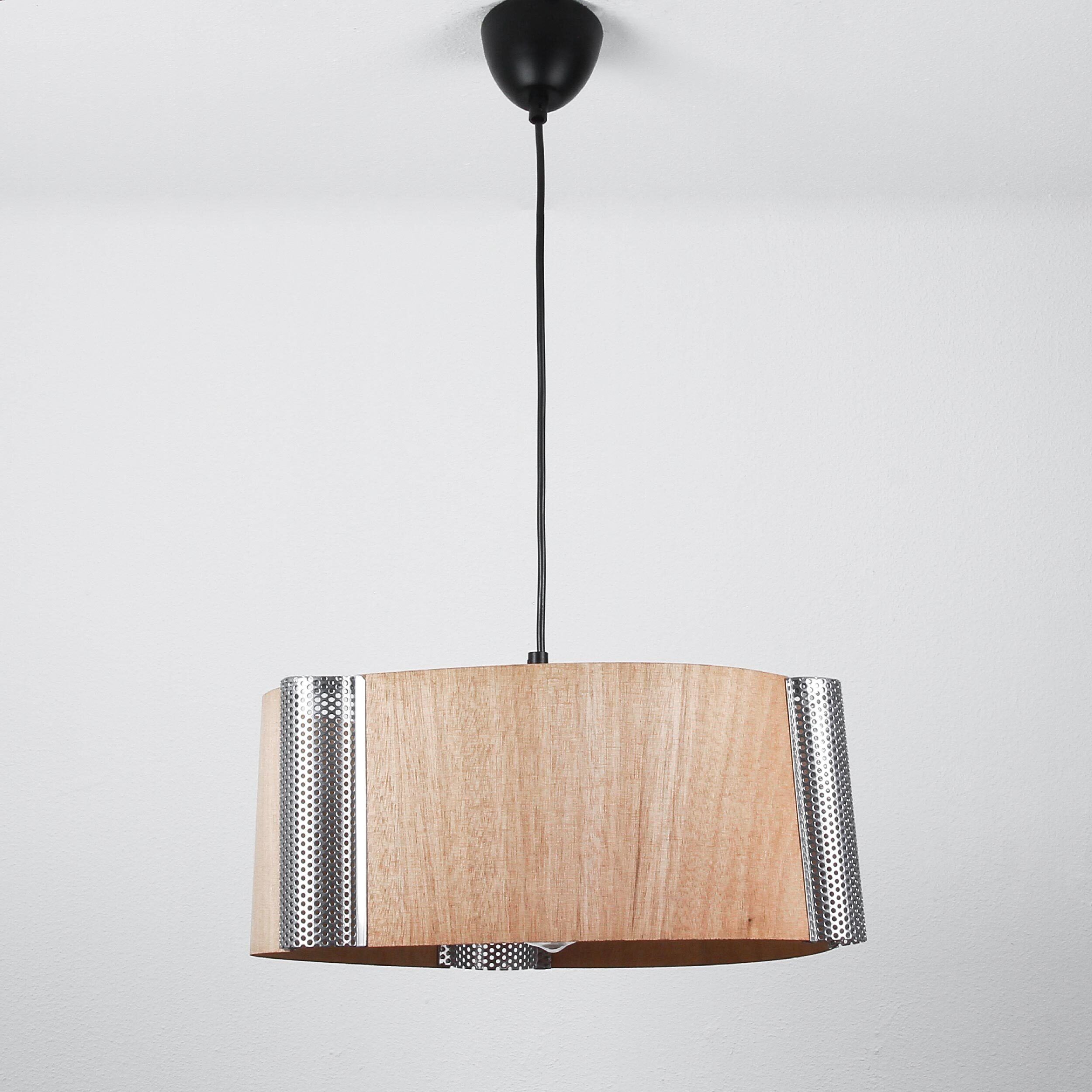 Hängelampe Modern Holz Metall