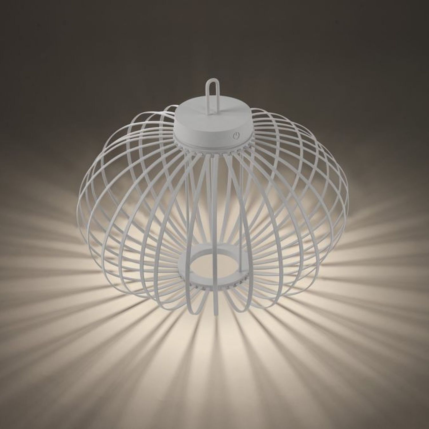 LED Akku Tischlampe IP44 Weiß dimmbar Touch 37 cm 2 W Lampe