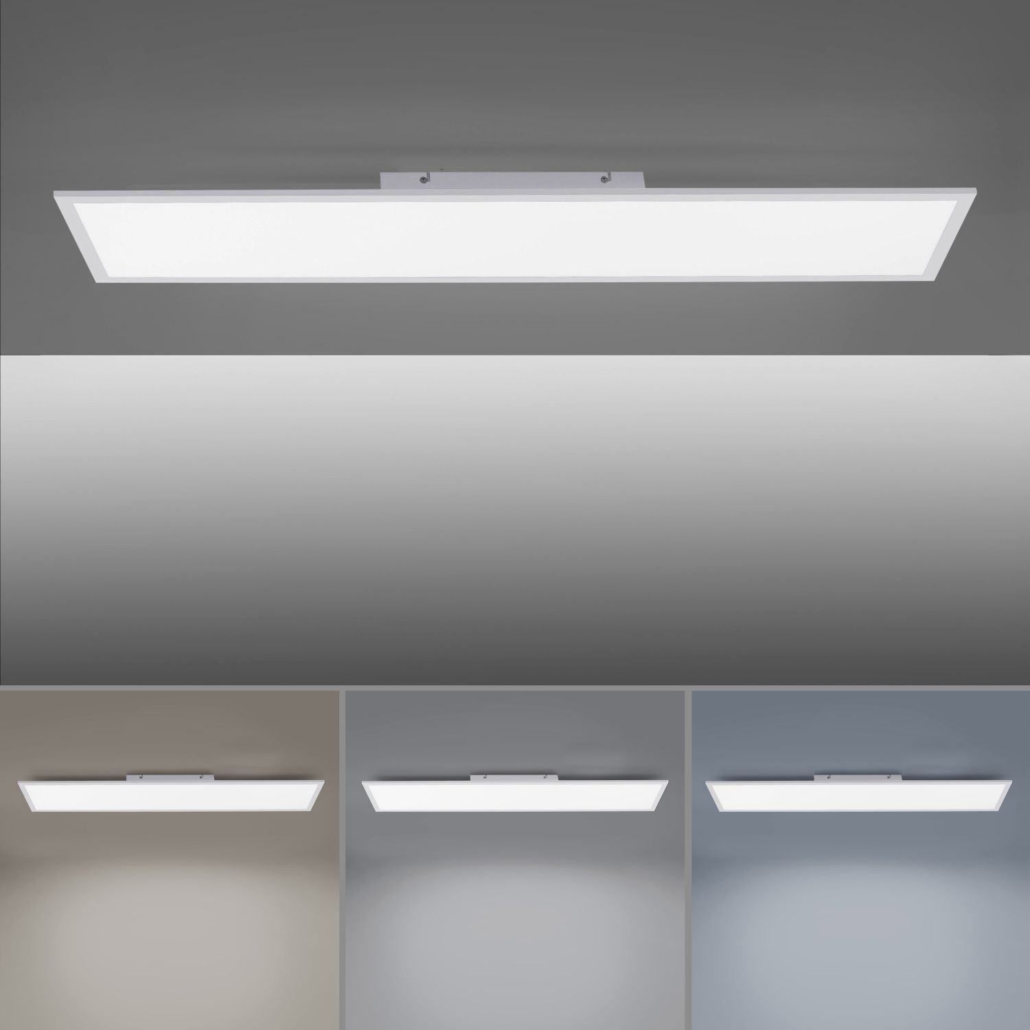 LED Deckenlampe mit Fernbedienung Dimmer 3100 lm 100 cm