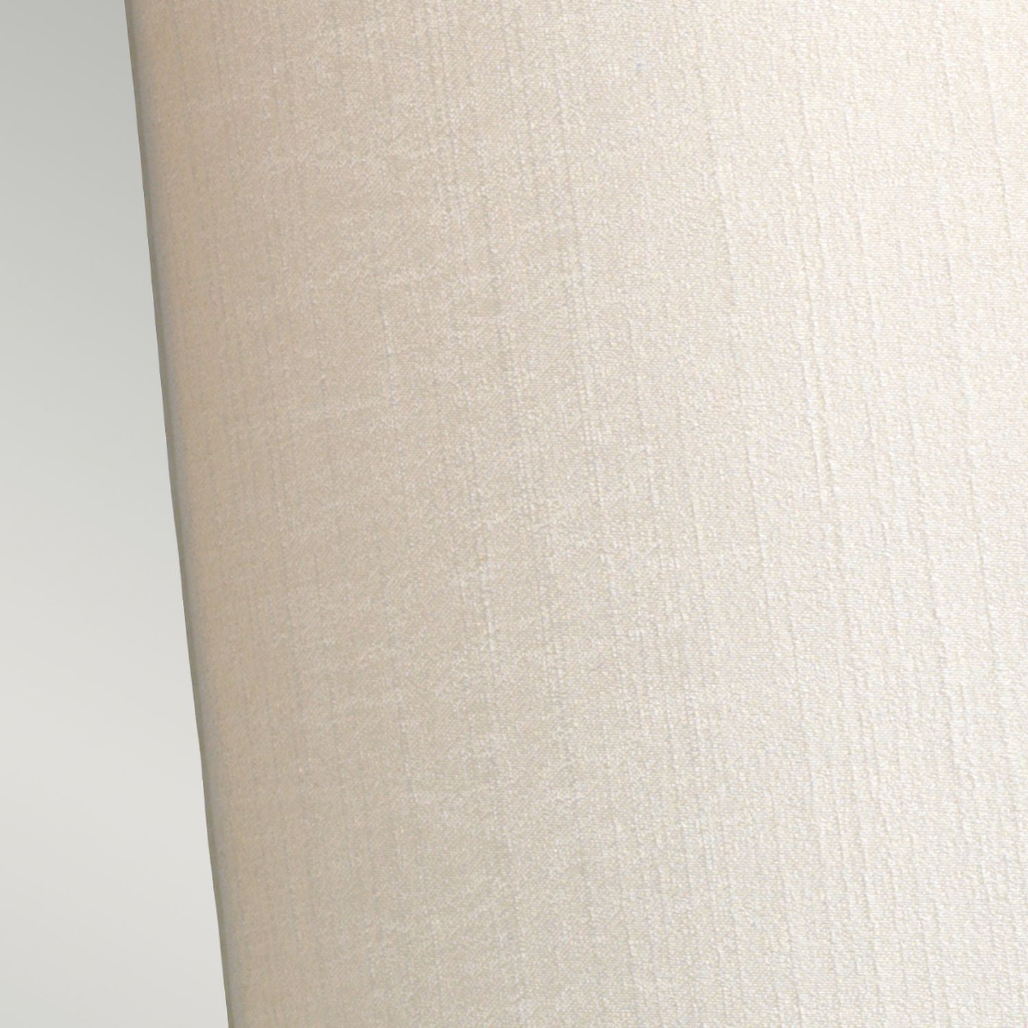 Wandlampe Up Down in Creme Chrom Stoff Kunstseide