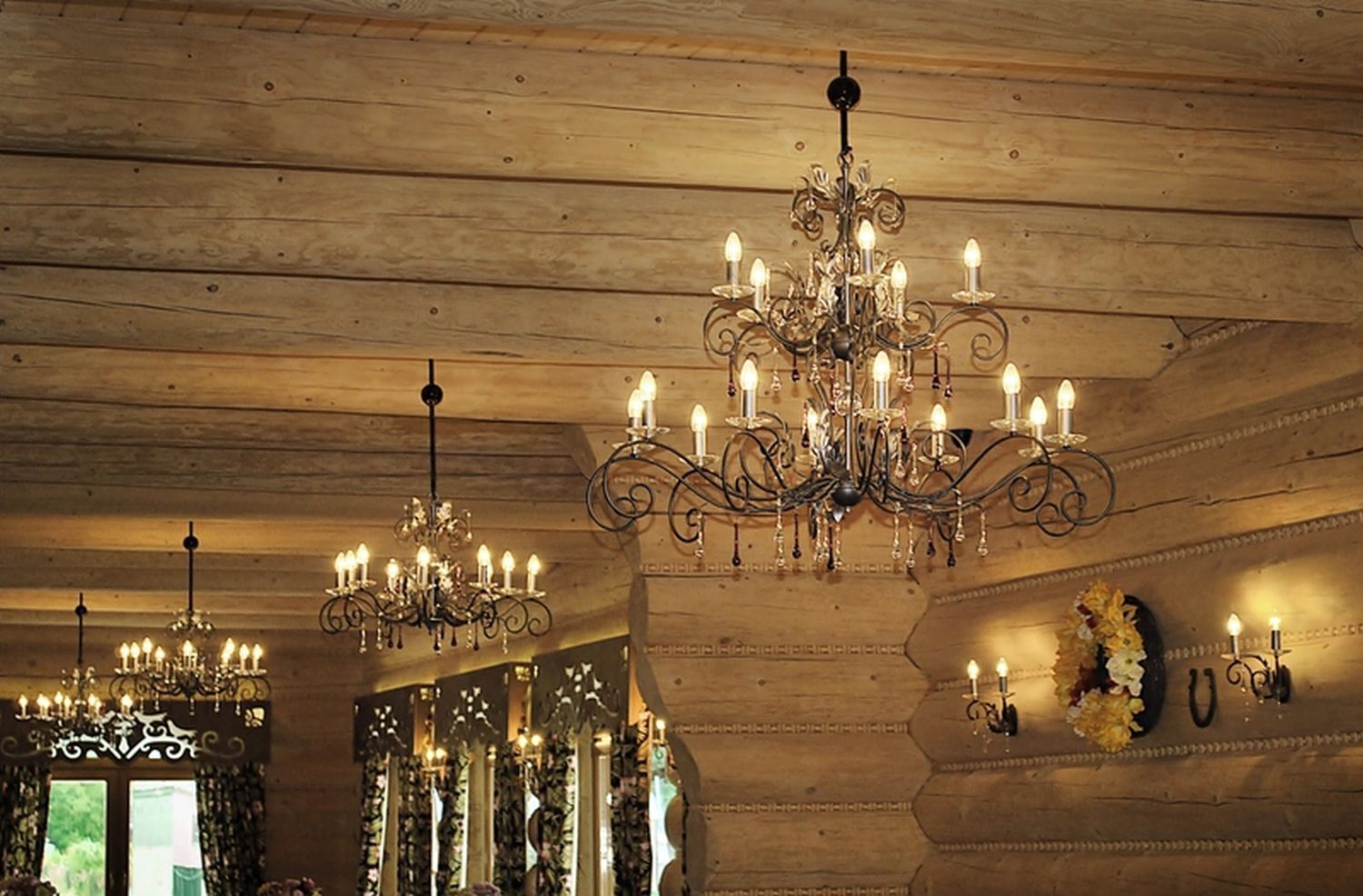 Leuchter, Lampe, Drinnen, Innenarchitektur