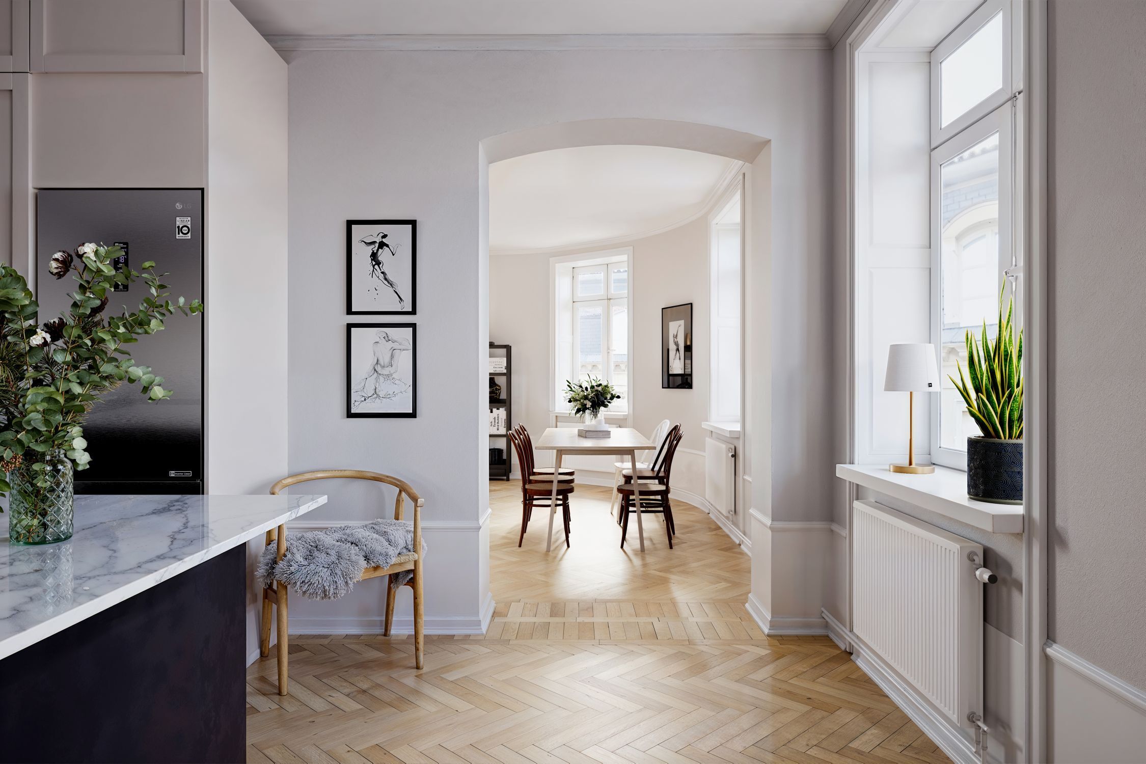Innenarchitektur, Fußboden, Bodenbeläge, Esszimmer, Esstisch