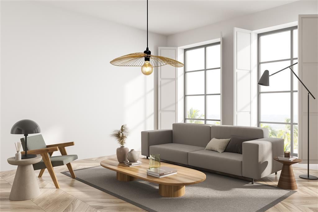 Hängeleuchte Metall in Gold E27 Ø 53 cm höhenverstellbar