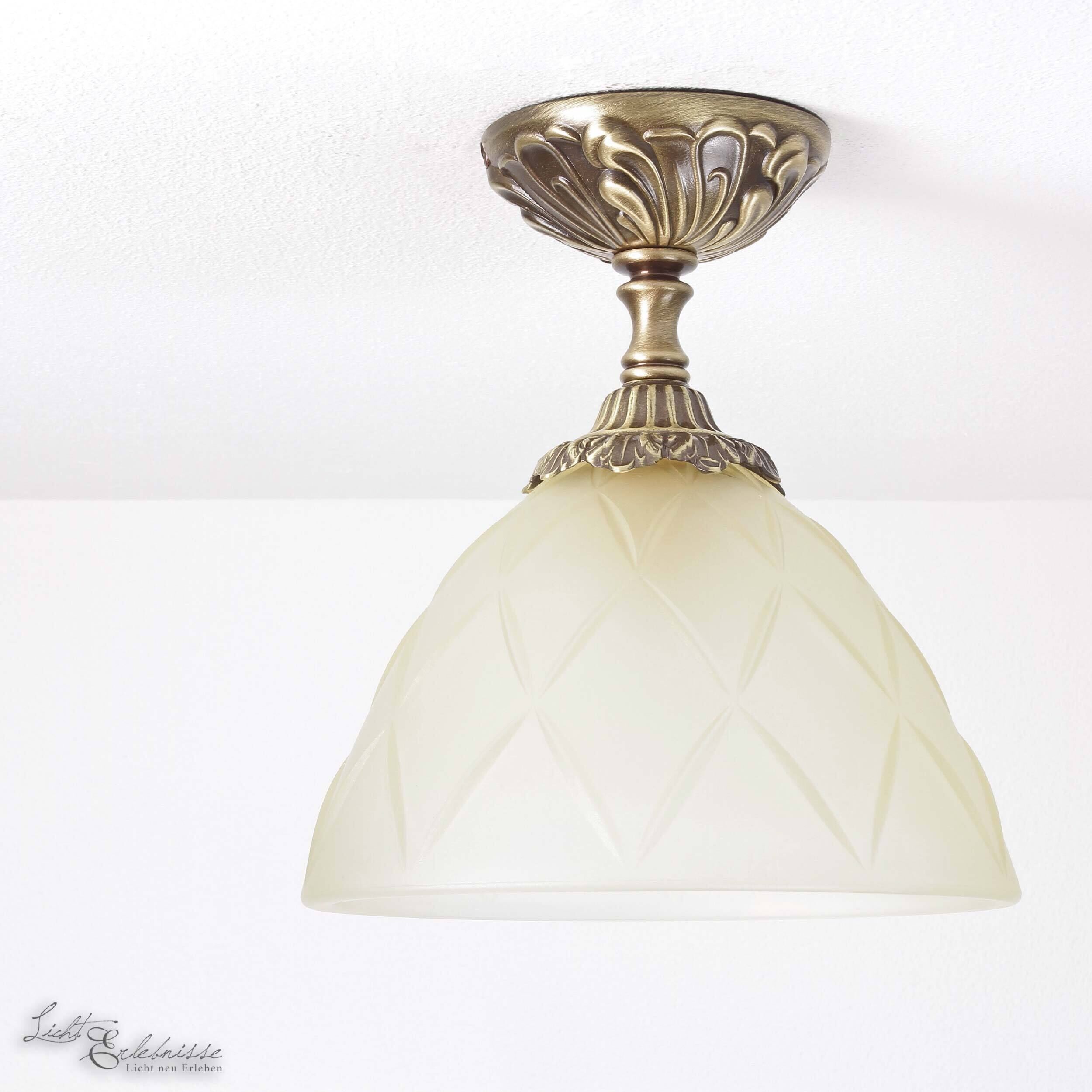 Jugendstil Deckenleuchte Deckenlampe Beige