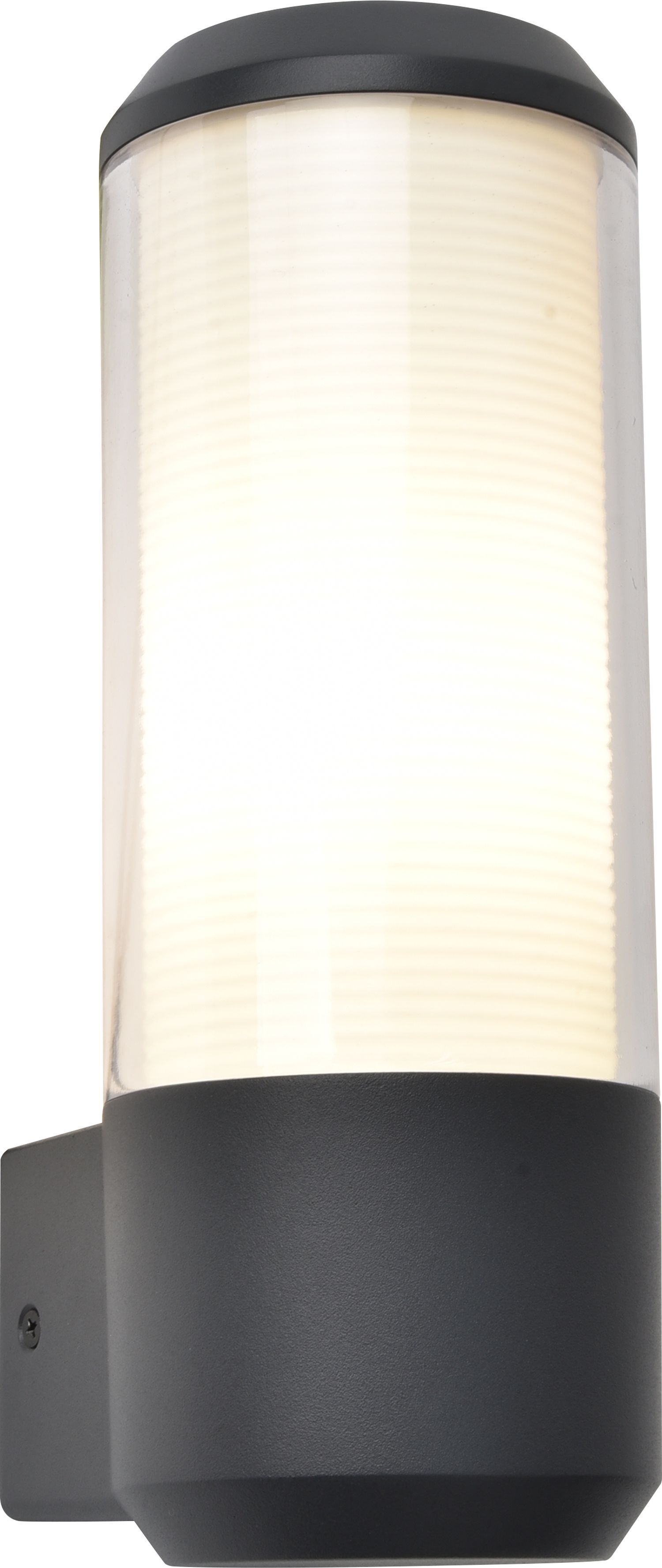 Außenleuchte Wand Aluminium E27 IP44 26,2 cm blendarm