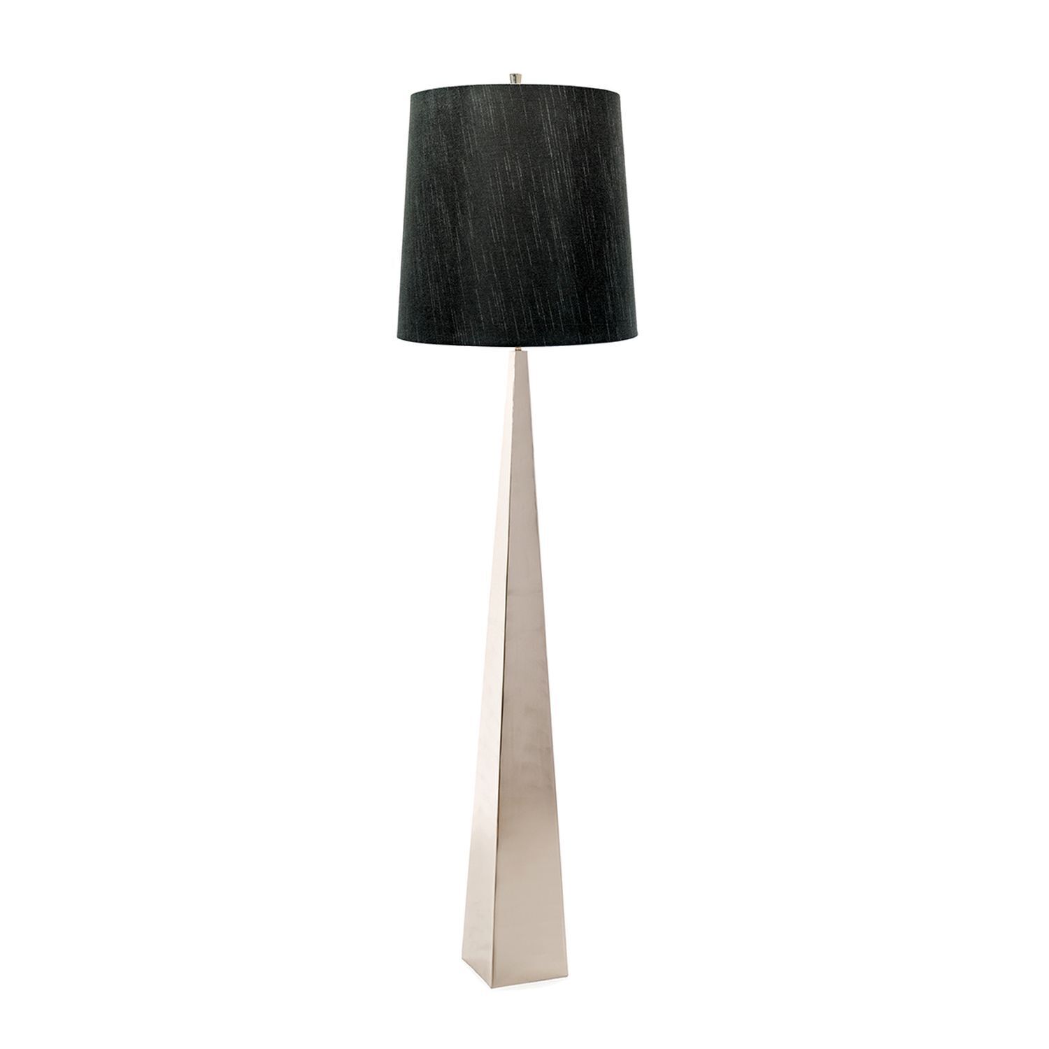 Stehleuchte Modern Metall Stoff 181 cm hoch E27 PILAR tischlampe, lampen, metall, schwarz, ständerlampe