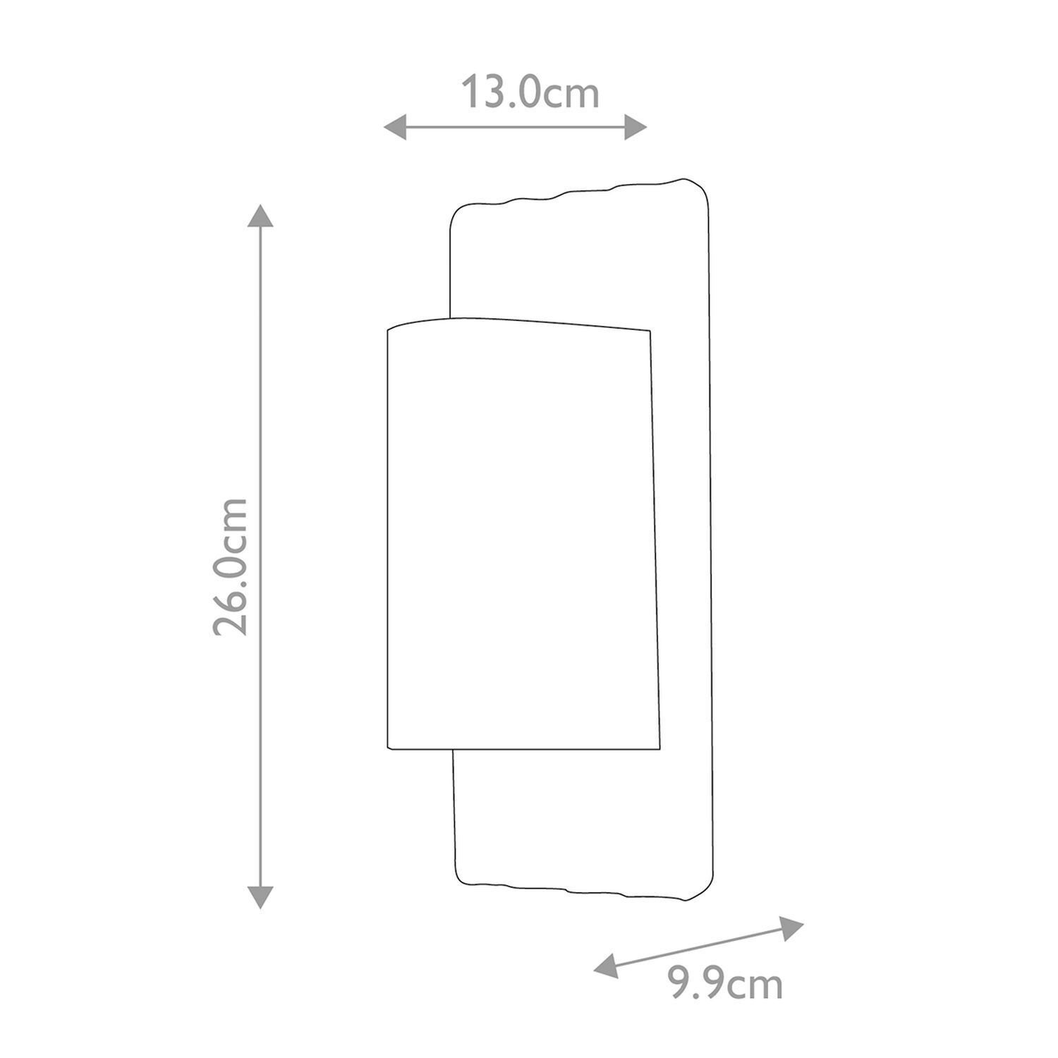 Schultertasche, Clutch, Maße 26x13x9.9cm, Hochformat, U-förmiger Verschluss