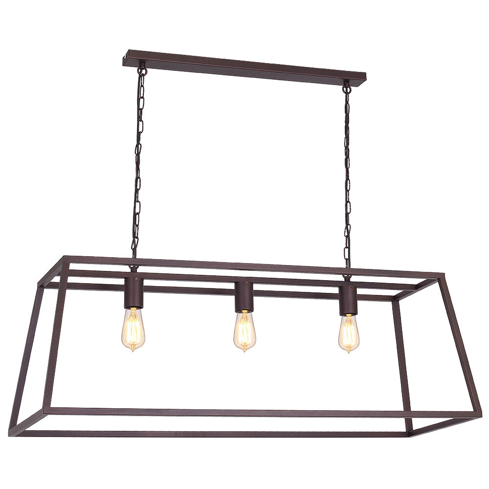 Hängeleuchte FRAME in Kupfer 3-flmg Leuchte