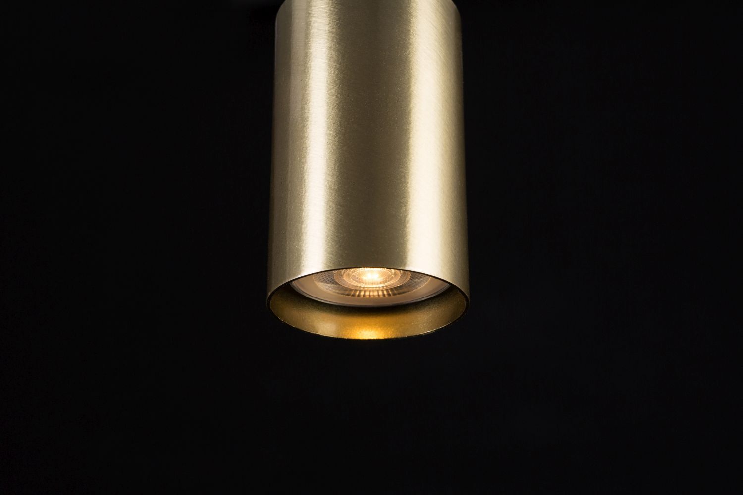 Deckenstrahler 4 flammig GU10 Weiß Gold Spot