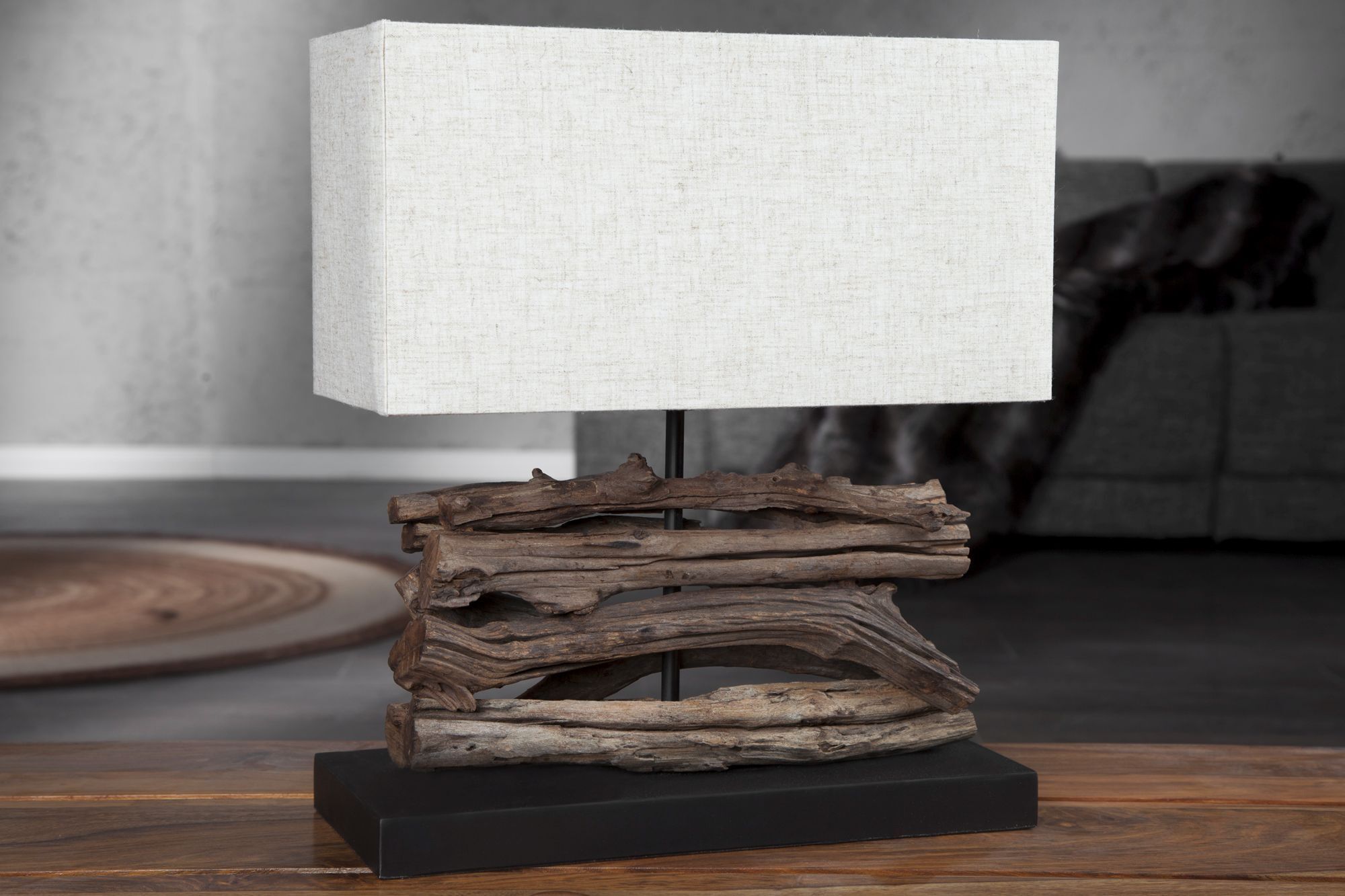 Lampe, Holz, Tischlampe