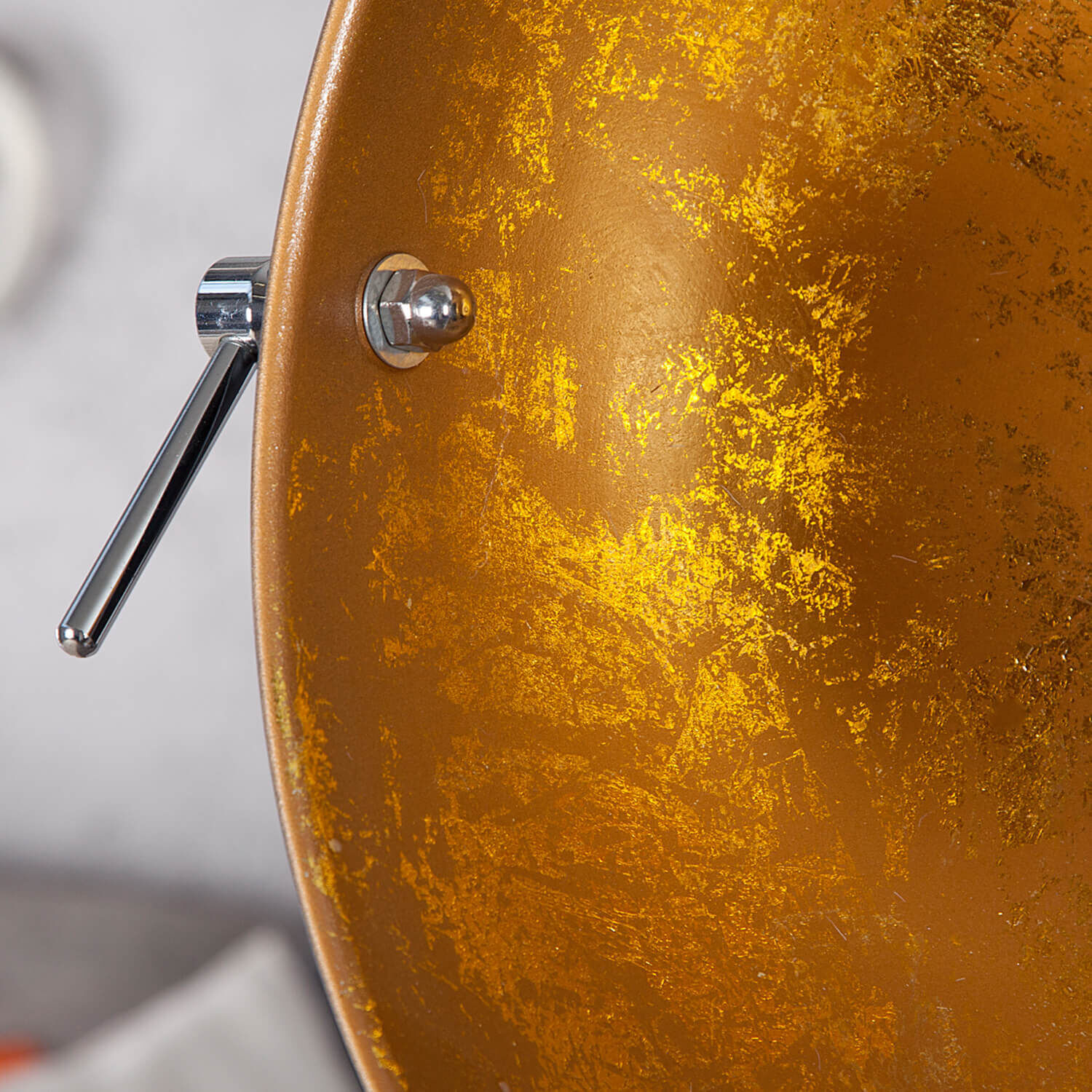 Stehleuchte 160cm Retro Dreibein Schwarz Gold Stehleuchte 160cm Retro Dreibein Schwarz Gold