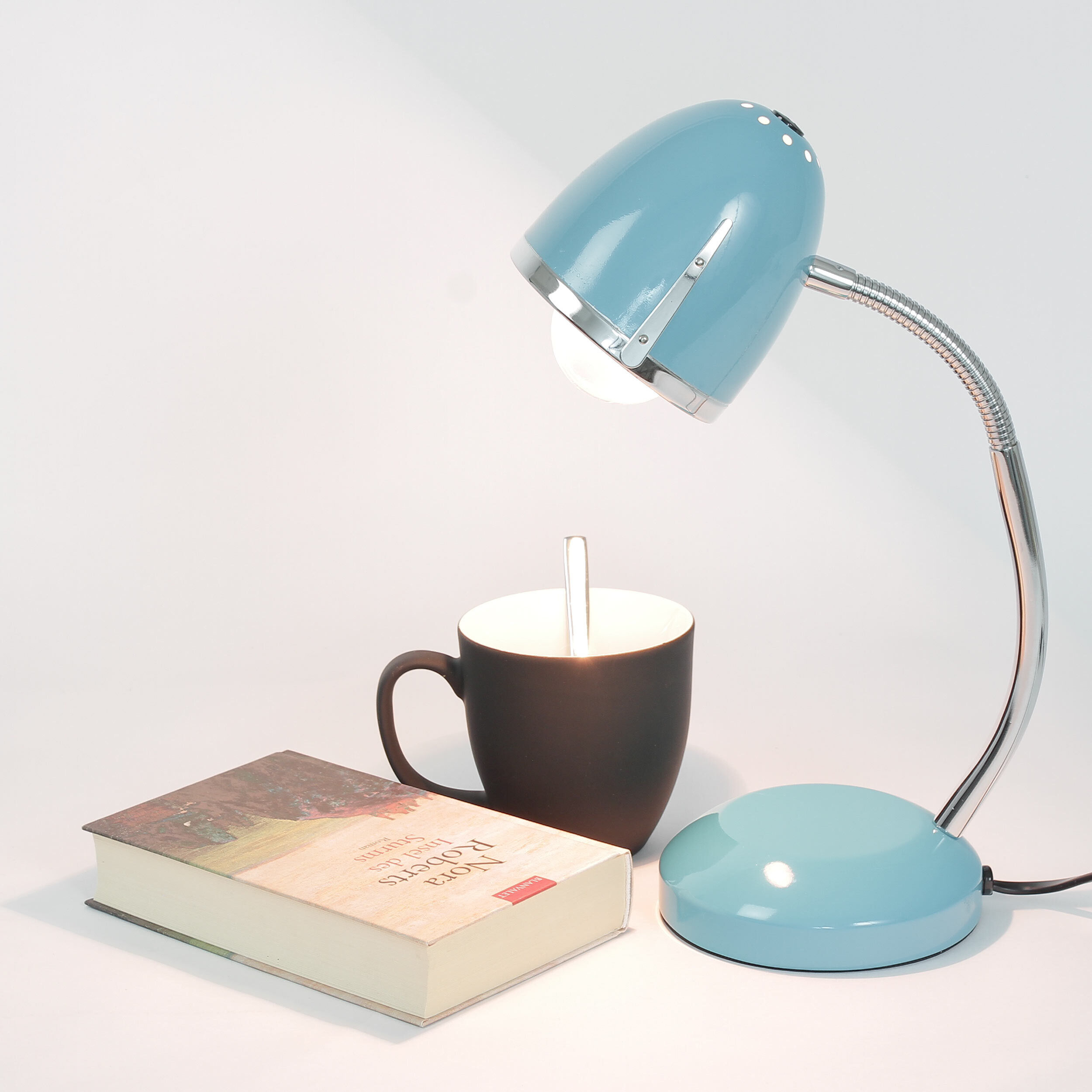 Schreibtischlampe Blau Retro Design