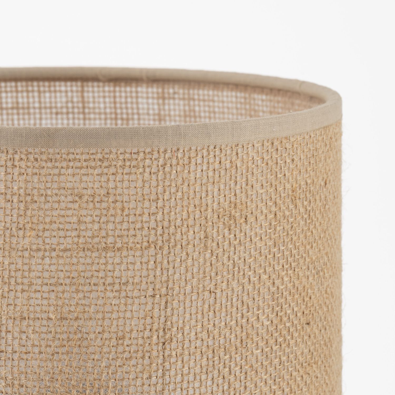 Tischlampe Boho 39 cm hoch Ø 22 cm Metall Jute E27