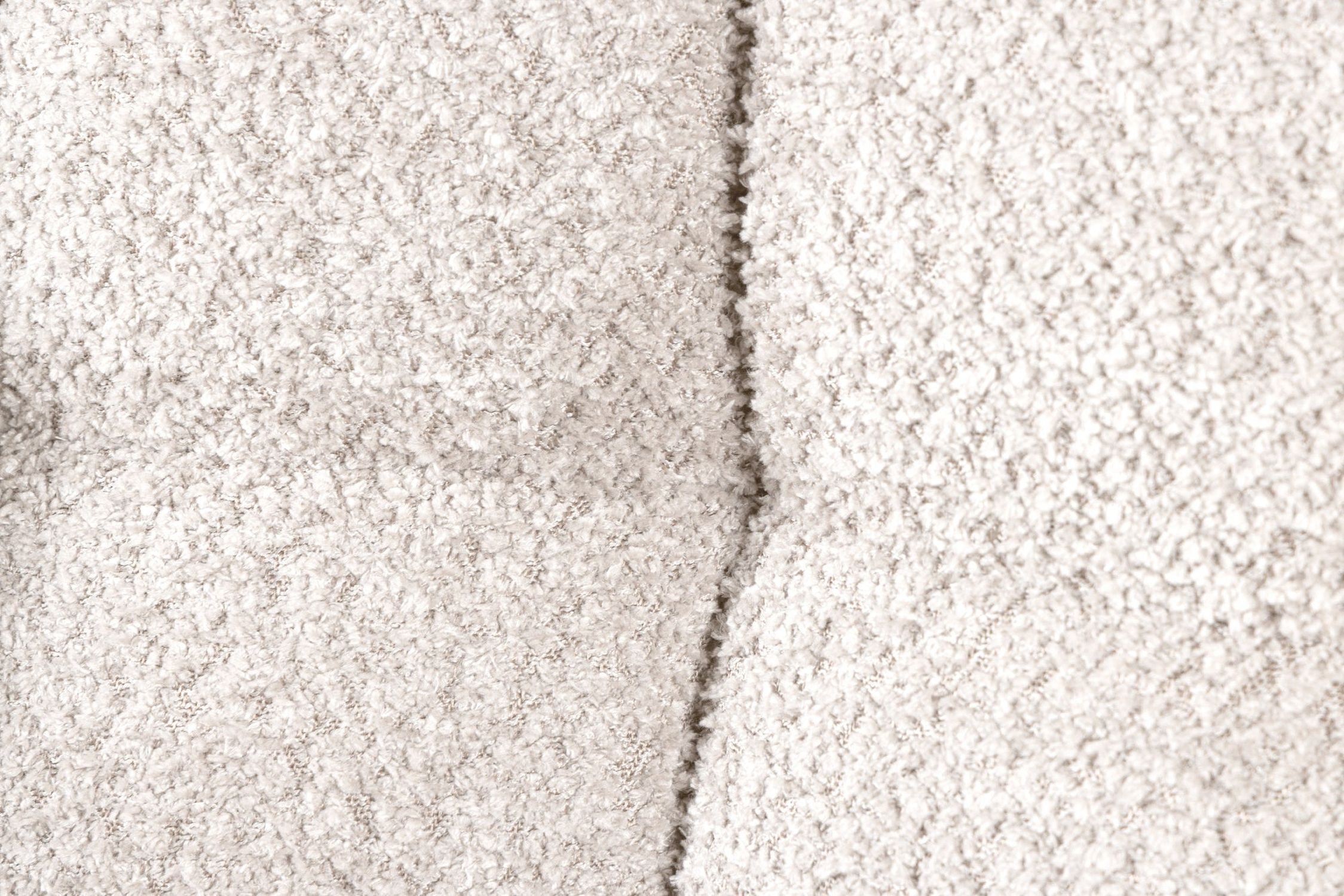 Drehstuhl Weiß Bouclé Metall Retro ohne Rollen SONIA Dekoration für Zuhause, Teppich, Textur