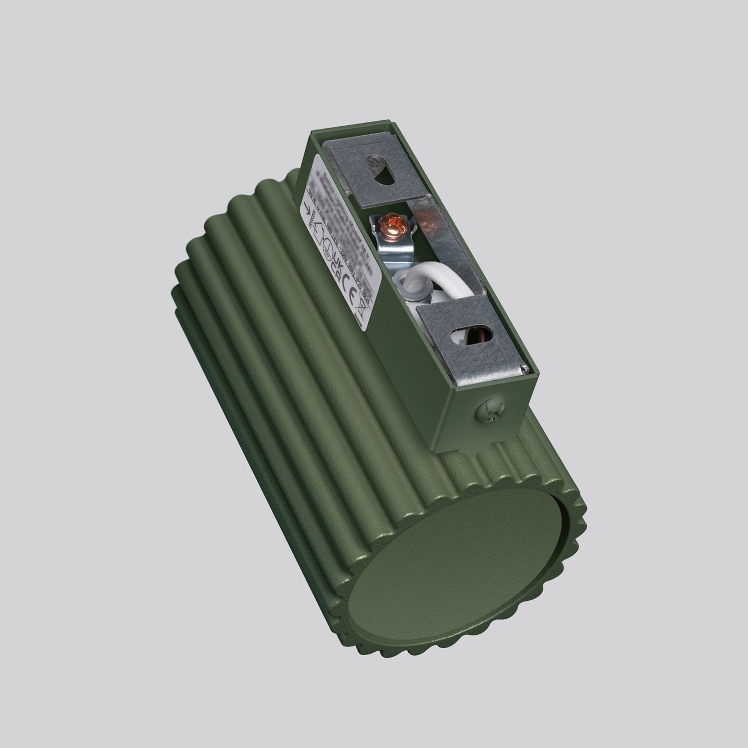 Wandleuchte GU10 H: 10 cm klein in Grün Modern Aluminium Wandleuchte GU10 H: 10 cm klein in Grün Modern Aluminium