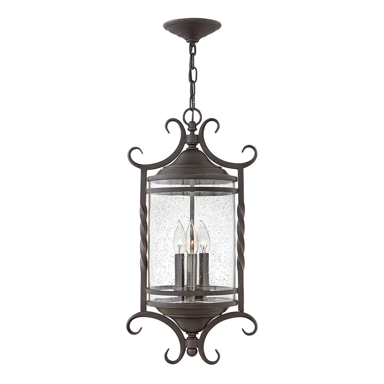Pendelleuchte außen Glas Aluminium E14 IP44 30,1 cm breit