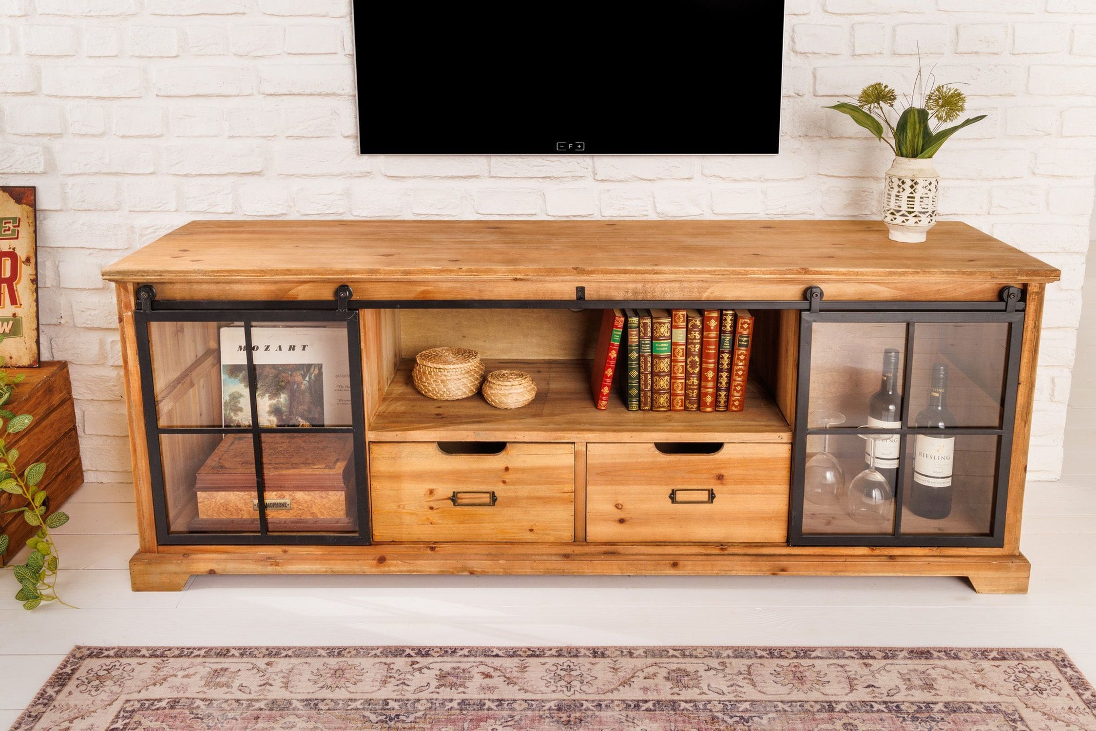 Anrichte, Innenarchitektur, Holz, Hartholz, Gebeiztes Holz