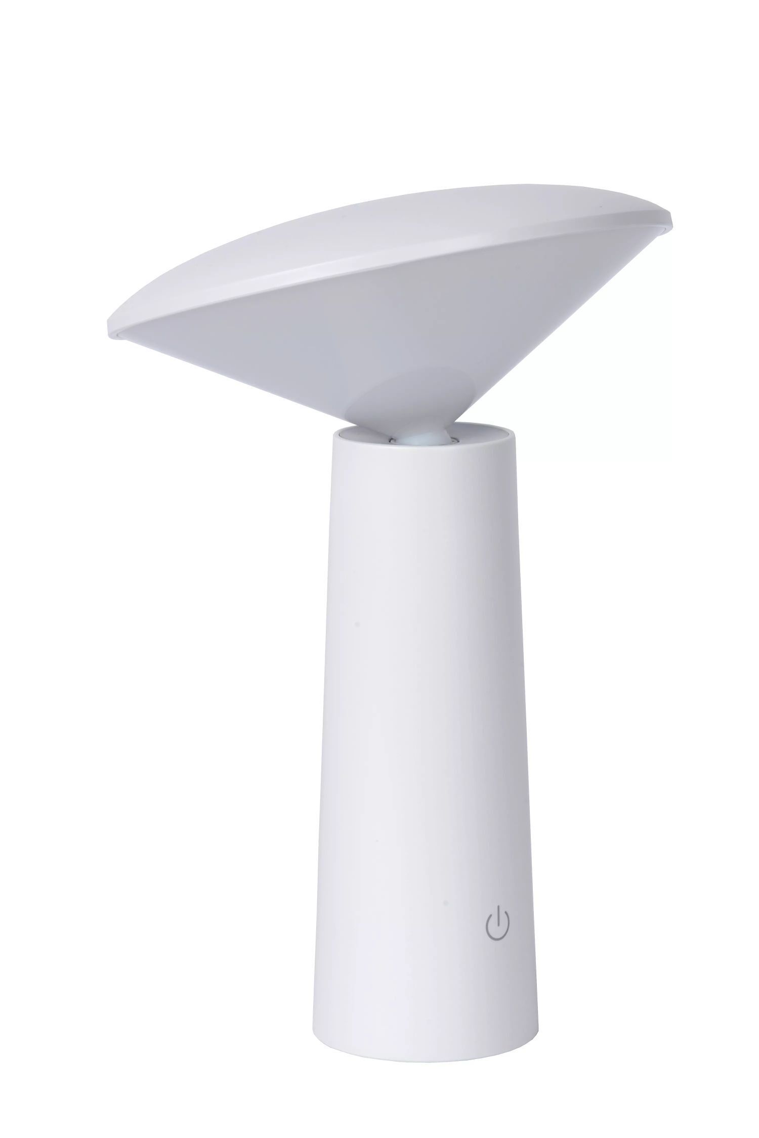 LED Akku Tischlampe Weiß 21,3 cm IP44 5h dimmbar