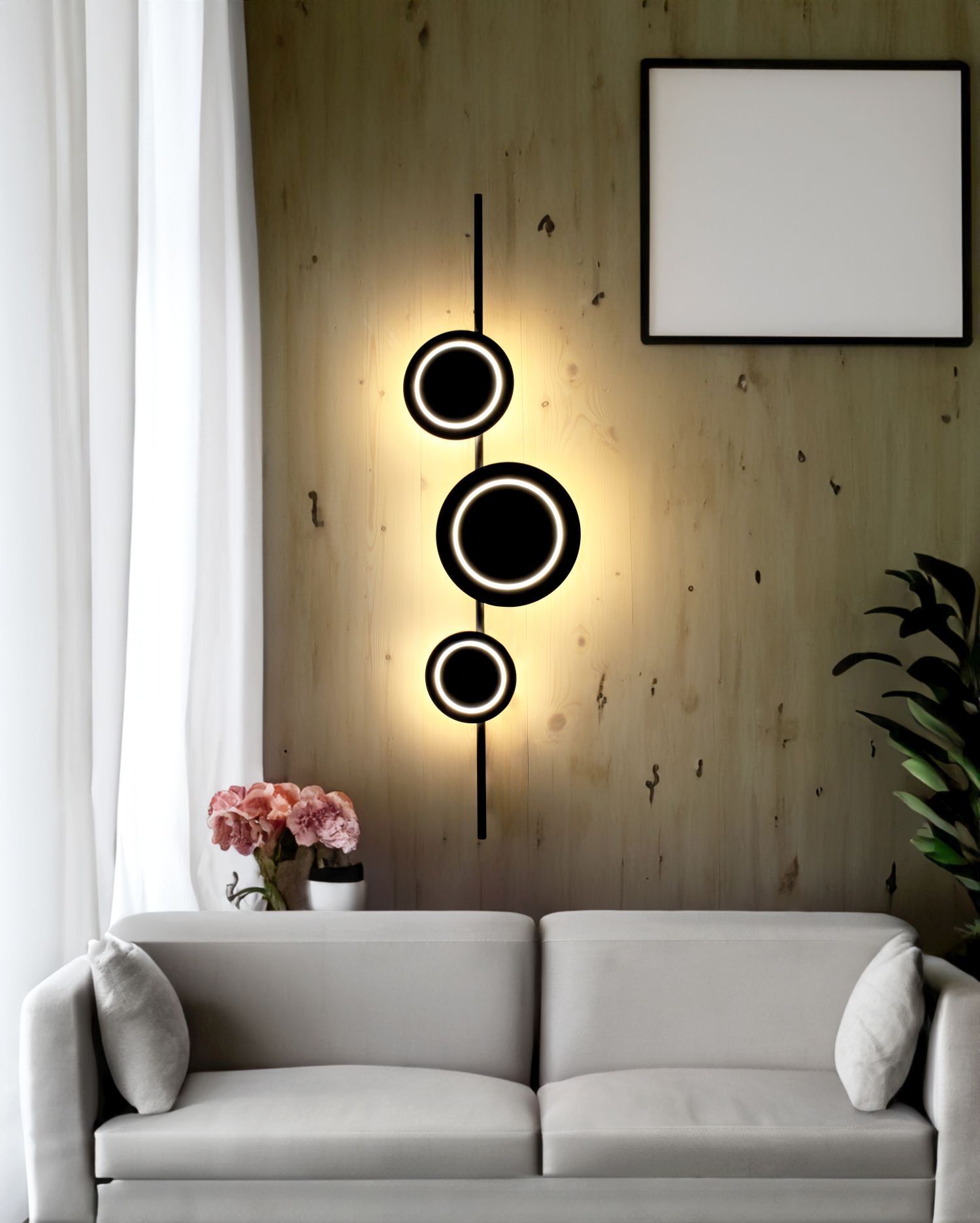 Drinnen, Innenarchitektur, Wohnzimmer, Wand, Couch