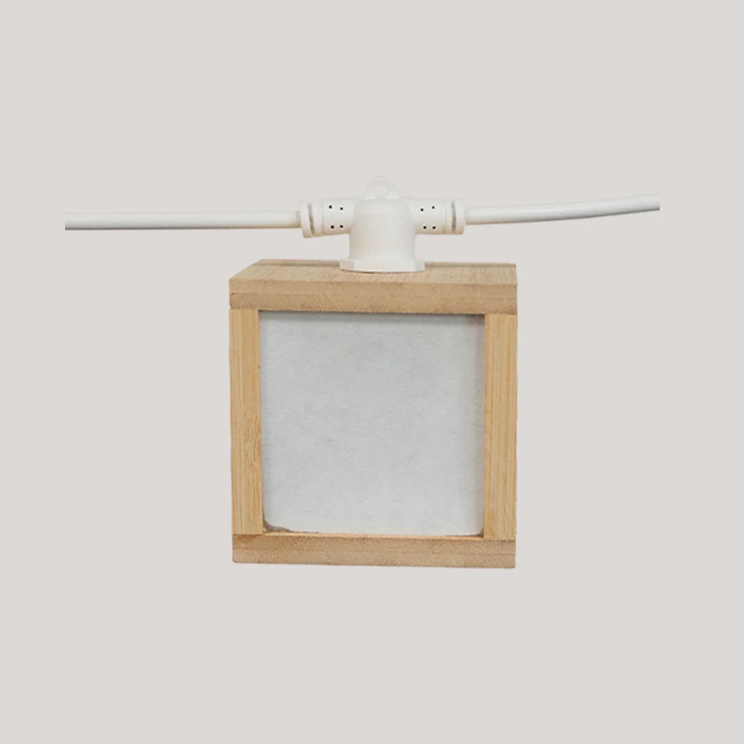 LED Solarlichterkette IP44 Bambus 1800 K 5 m lang TAIYO