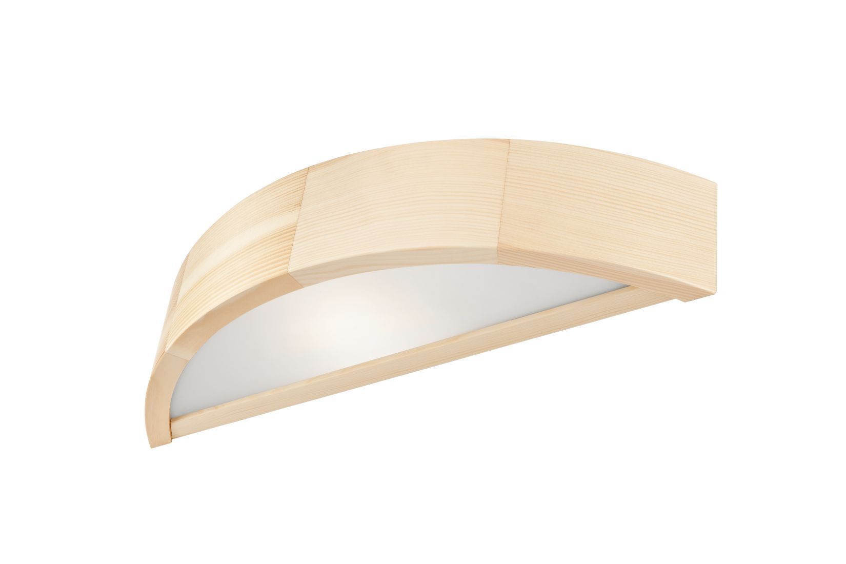 Wandlampe Flur Holzleuchte Braun Modern 40cm