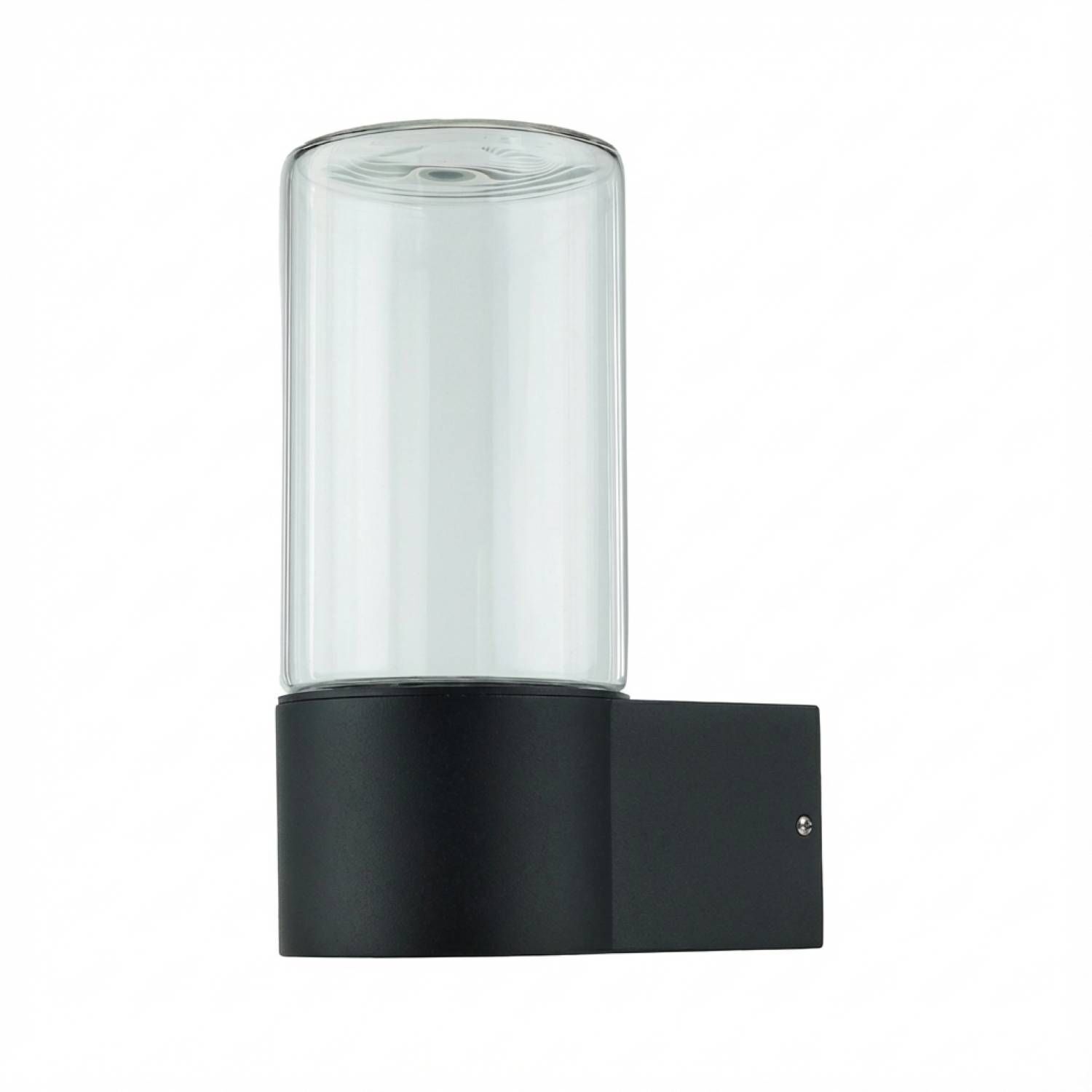 Außenwandlampe Aluminium Rauchglas E27 IP44 Modern