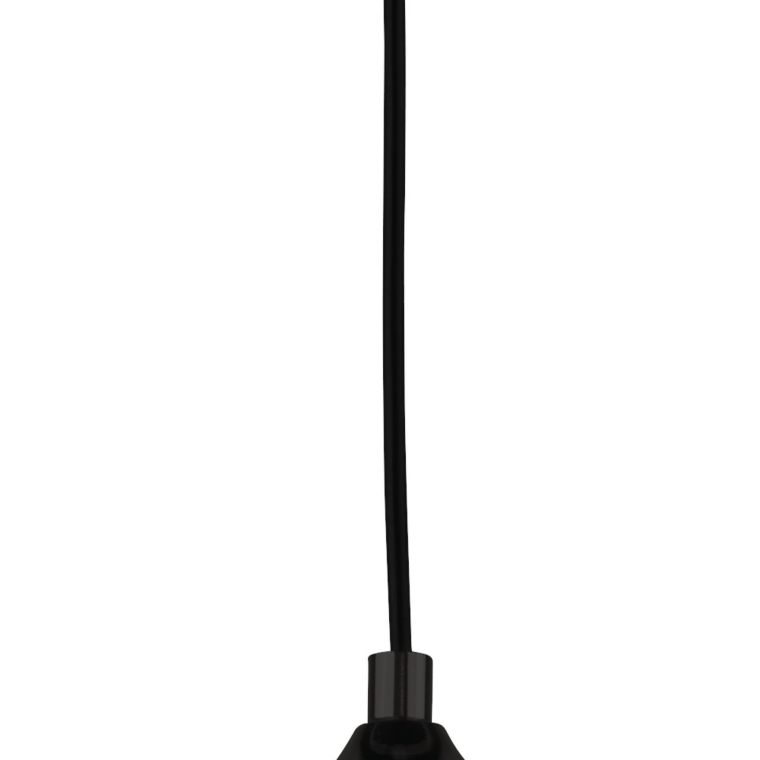 Hängeleuchte Schwarz E27 Metall Retro Ø 32 cm H: max. 133 cm