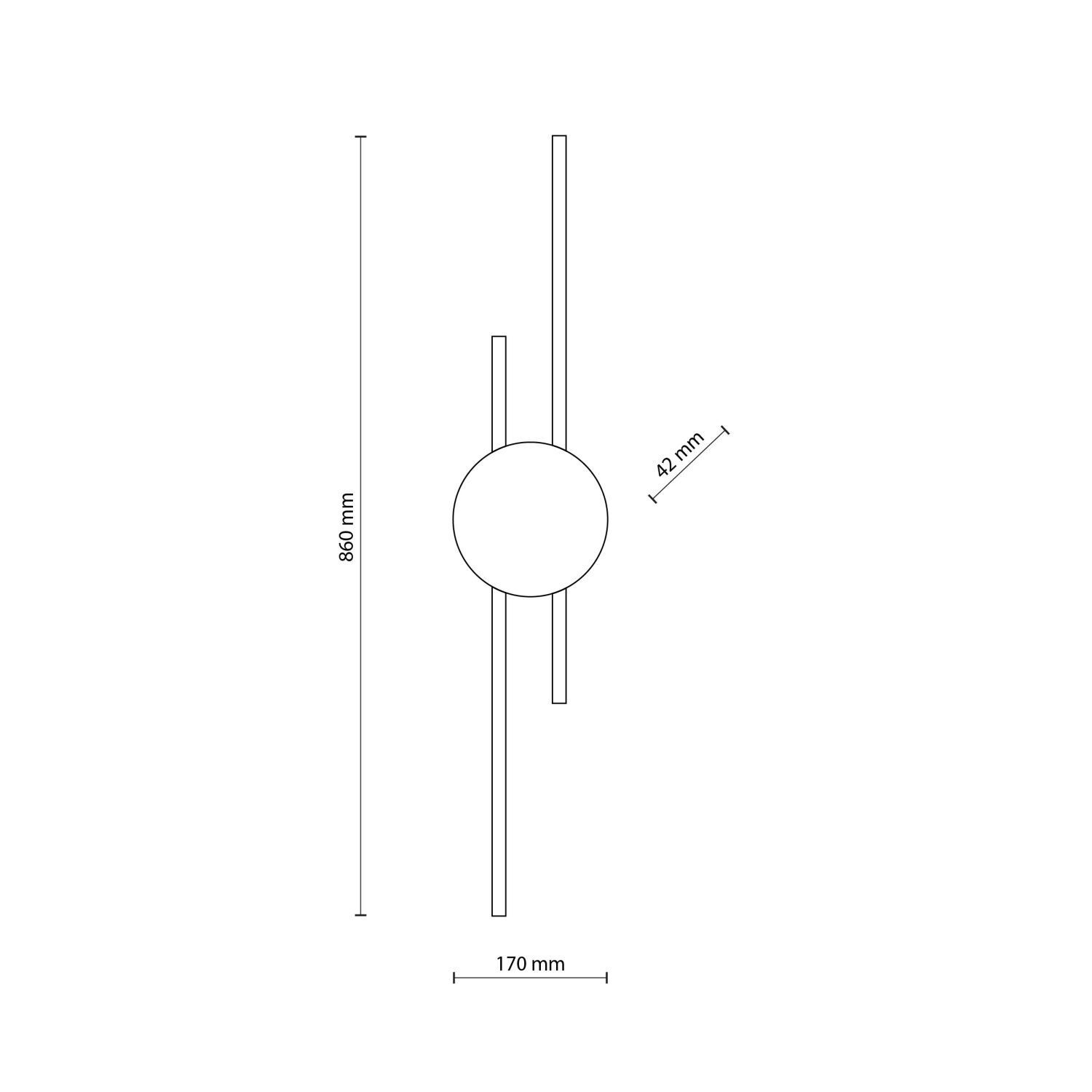 Indirekte Wandlampe LED Schwarz 3000 K Metall 86 cm lang Indirekte Wandlampe LED Schwarz 3000 K Metall 86 cm lang