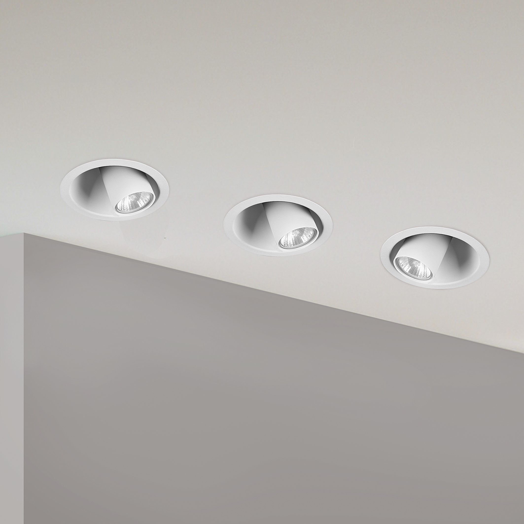 LED, Spotlight, Deckenlicht, Einbauleuchte, Grau