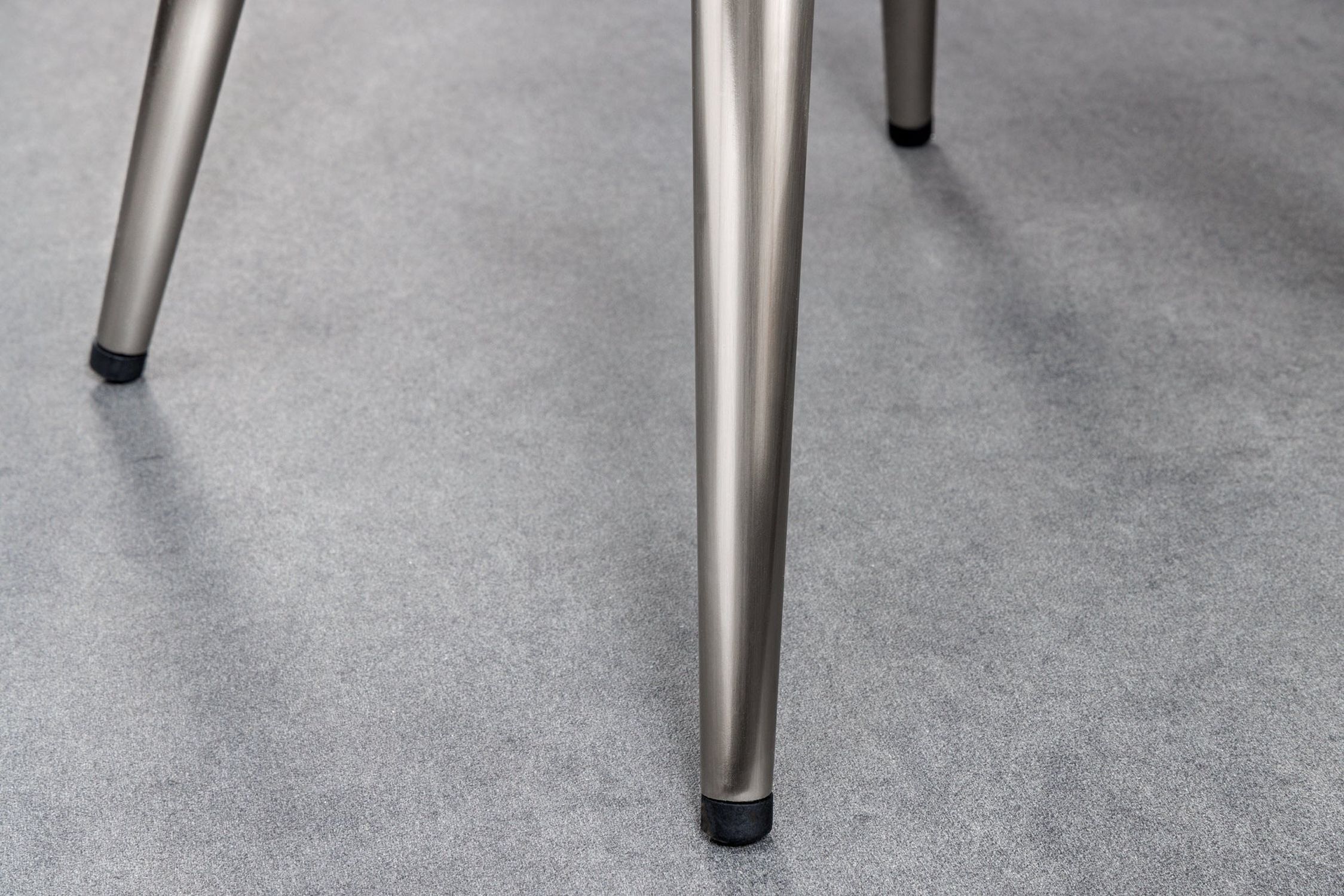 Tresenstuhl ohne Lehne höhenverstellbar Metall in Silber