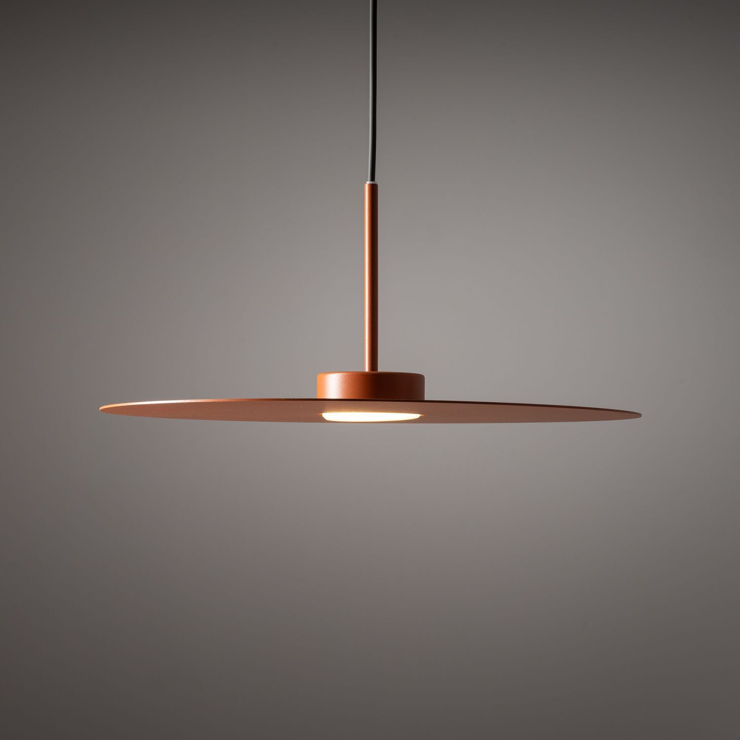 Moderne Hängelampe Stahl GX53 rund Ø40 cm Terrakotta
