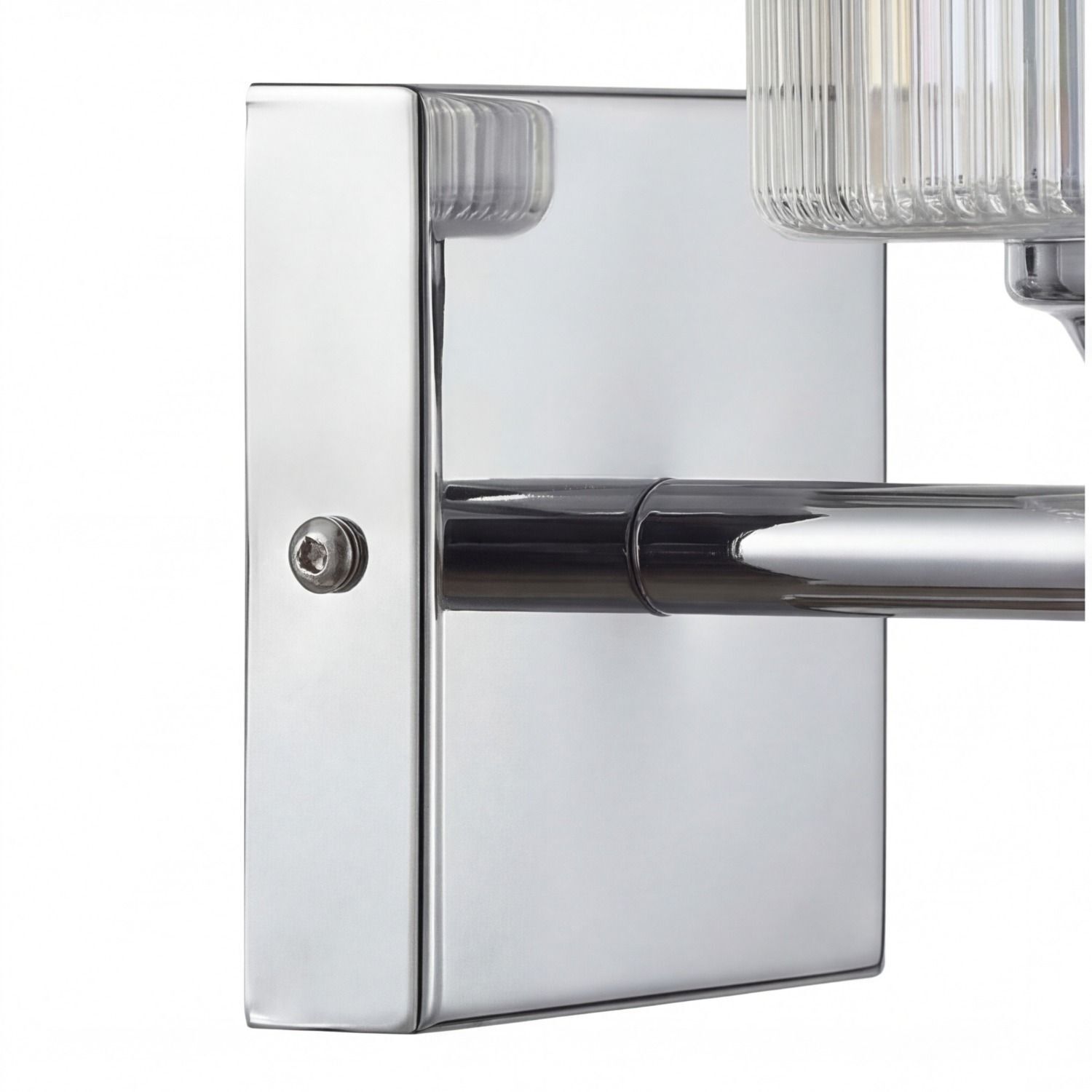 Stahl, Wandhalter, Armatur, Chrom, Chromoberfläche