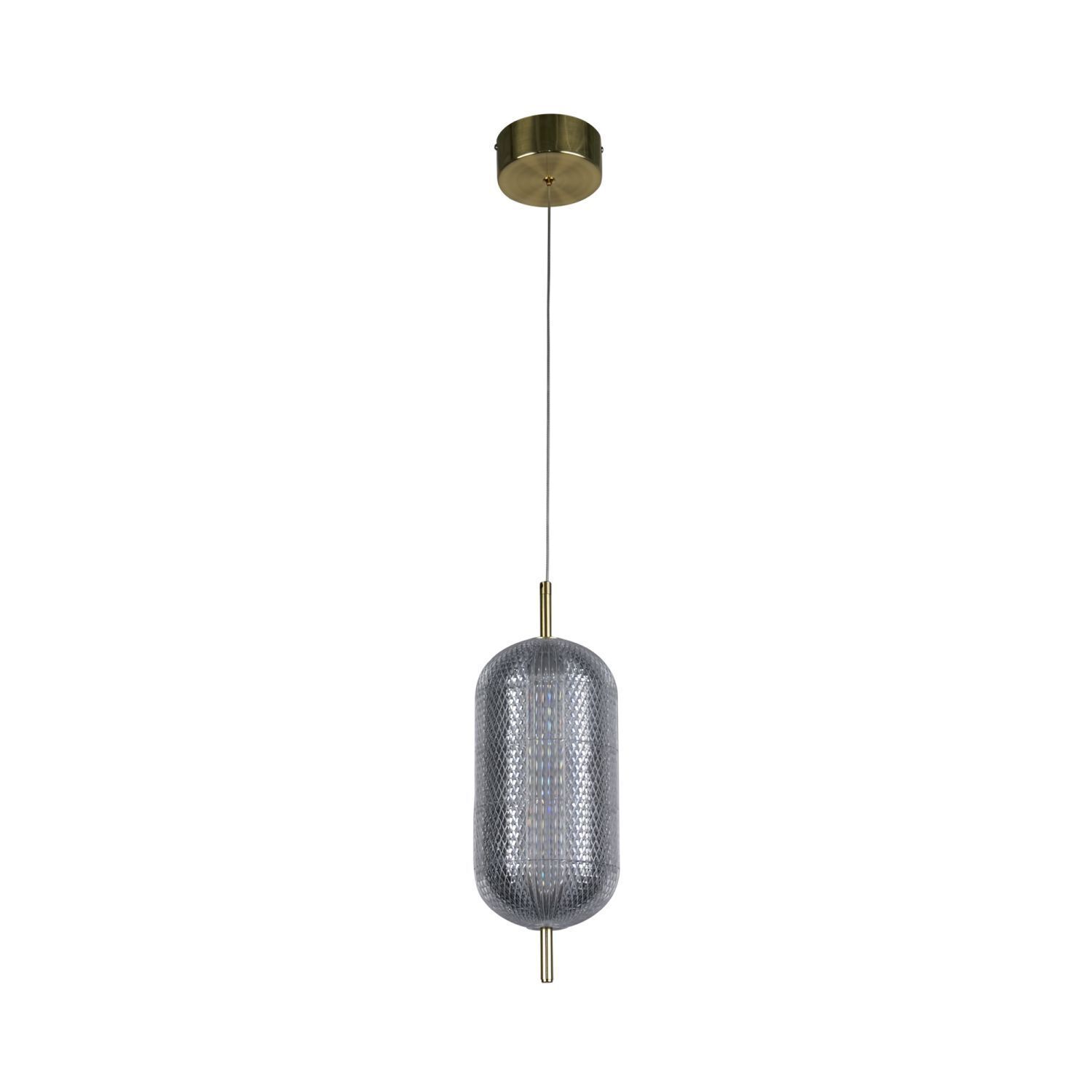 LED Hängelampe Metall in Messing 20 W 1845 lm Ø15 cm