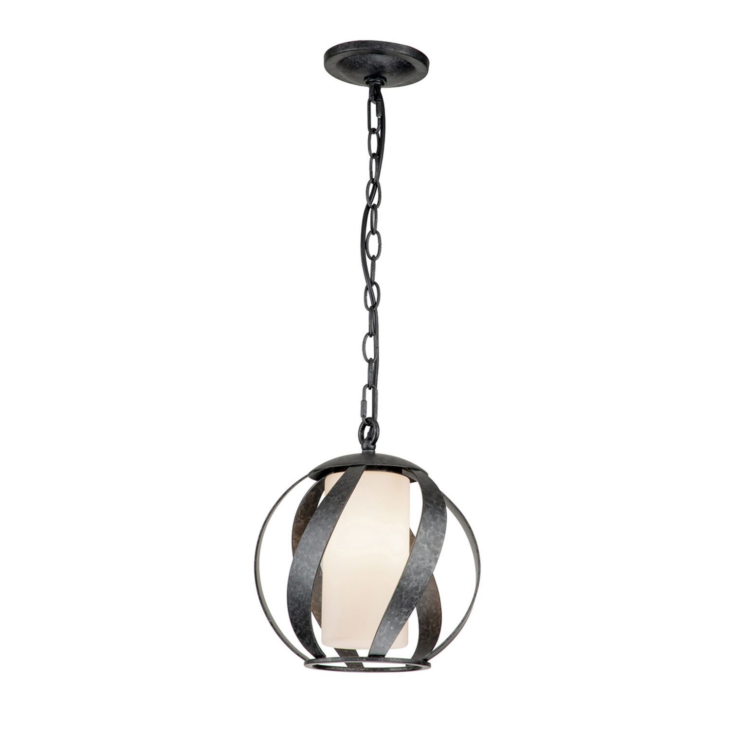 Außenlampe Glas Metall E27 IP44 H: max. 287,3 cm Modern