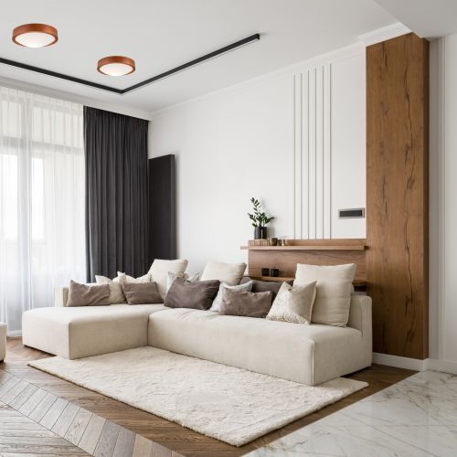 Deckenleuchte Modern Wohnzimmer Beleuchtung Holz